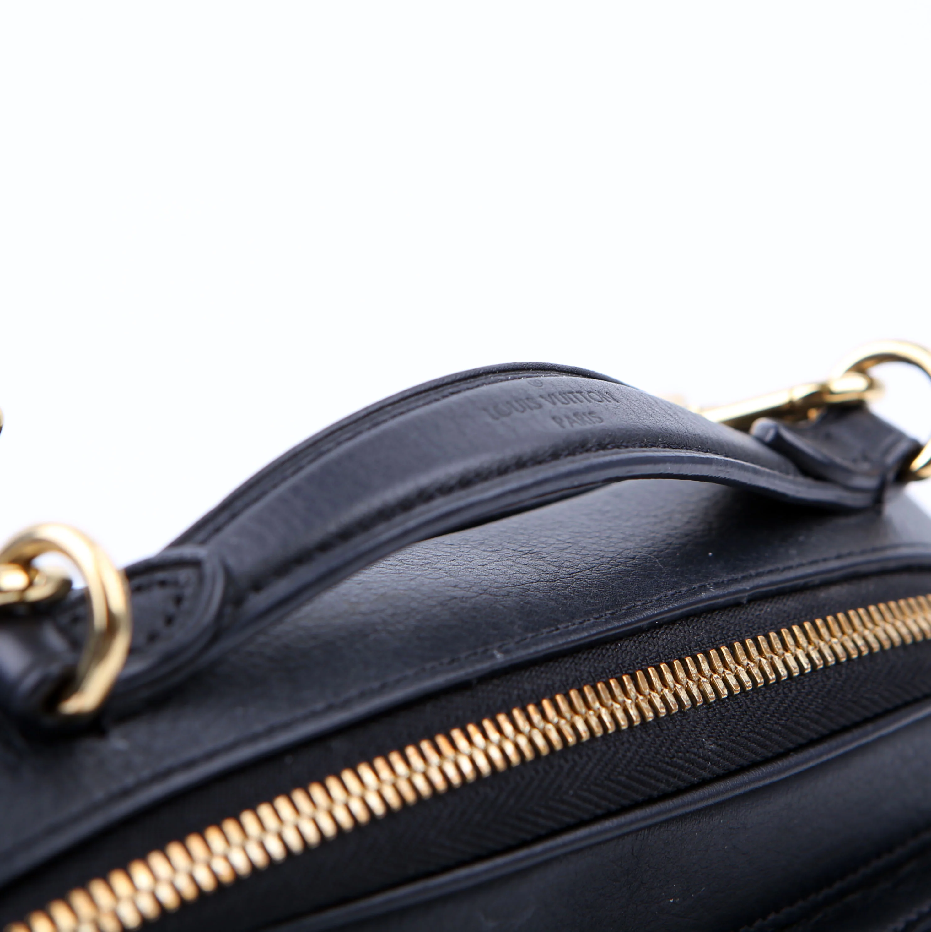 Utility Crossbody Embossed Calfskin Black - Image 13