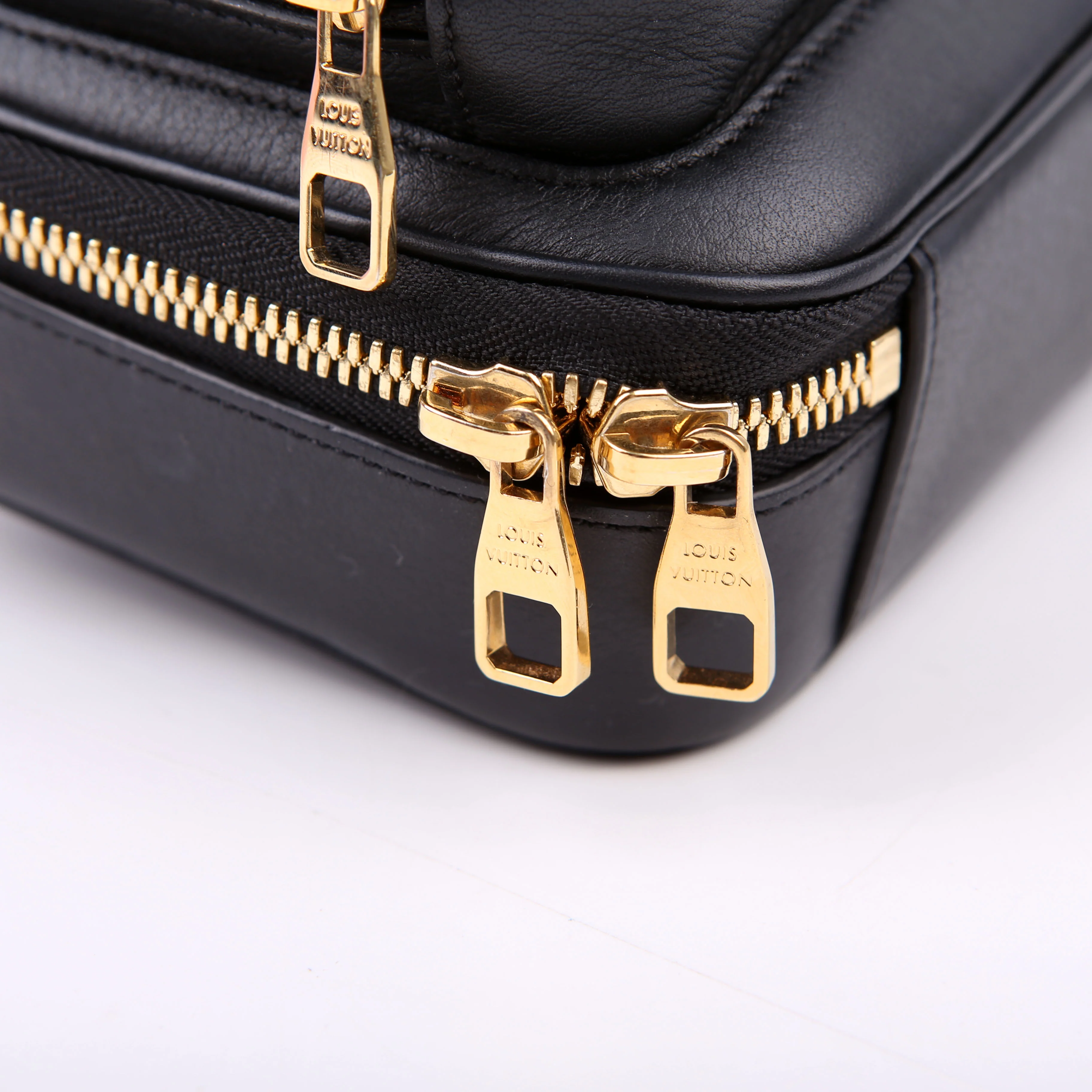 Utility Crossbody Embossed Calfskin Black - Image 14