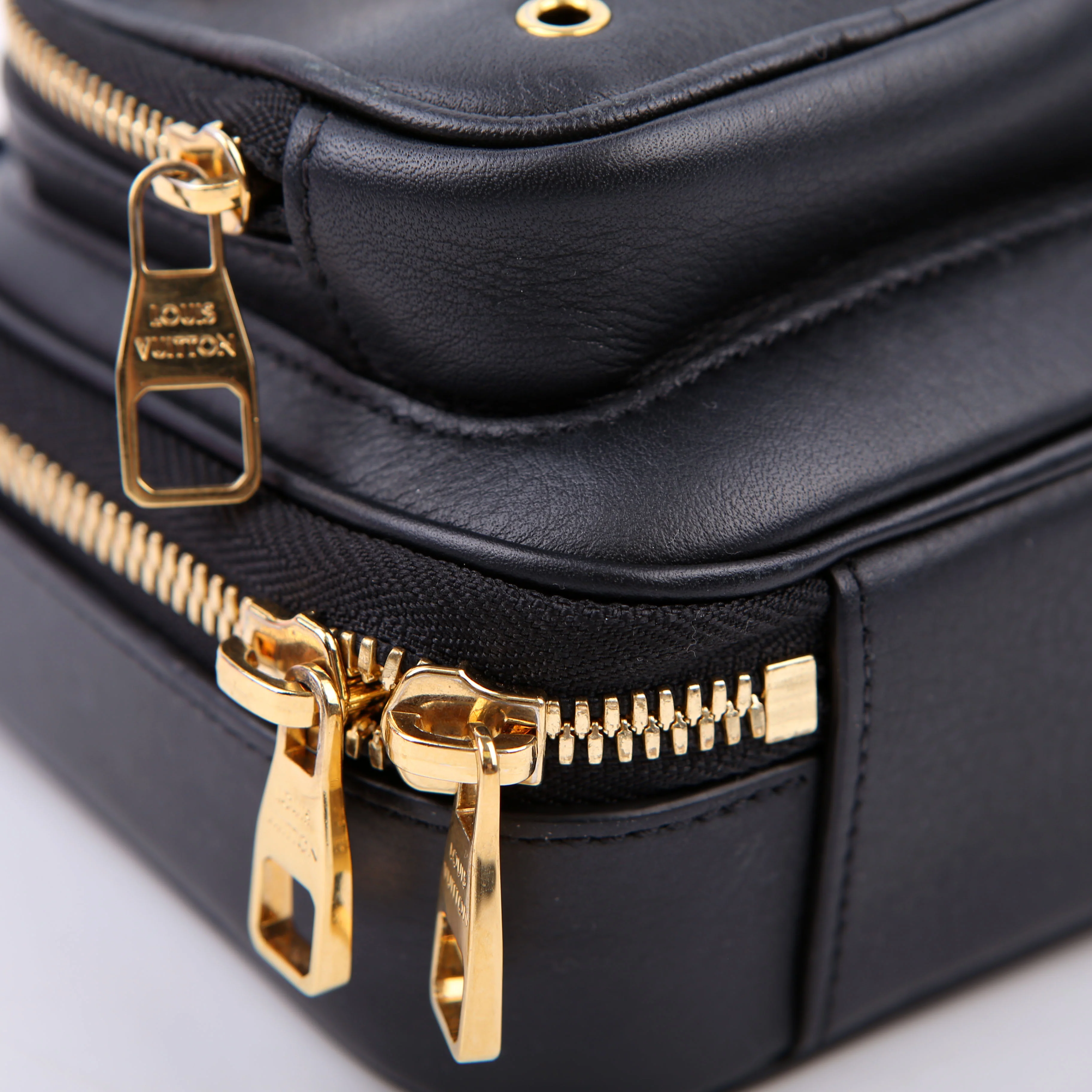 Utility Crossbody Embossed Calfskin Black - Image 5