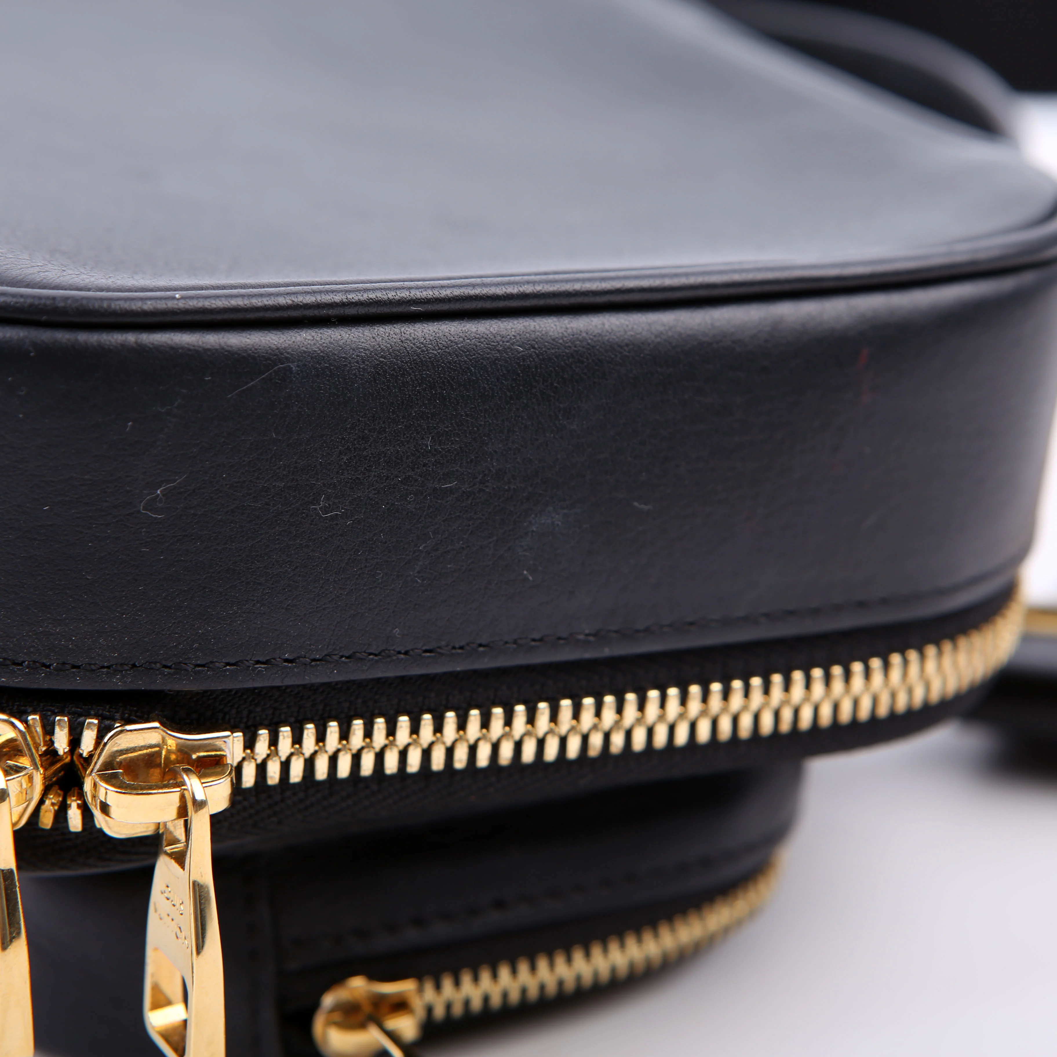 Utility Crossbody Embossed Calfskin Black - Image 9