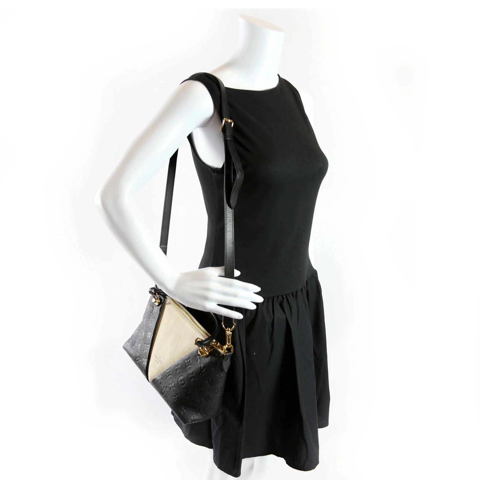 V Tote BB Empreinte Beige/Black - Image 14