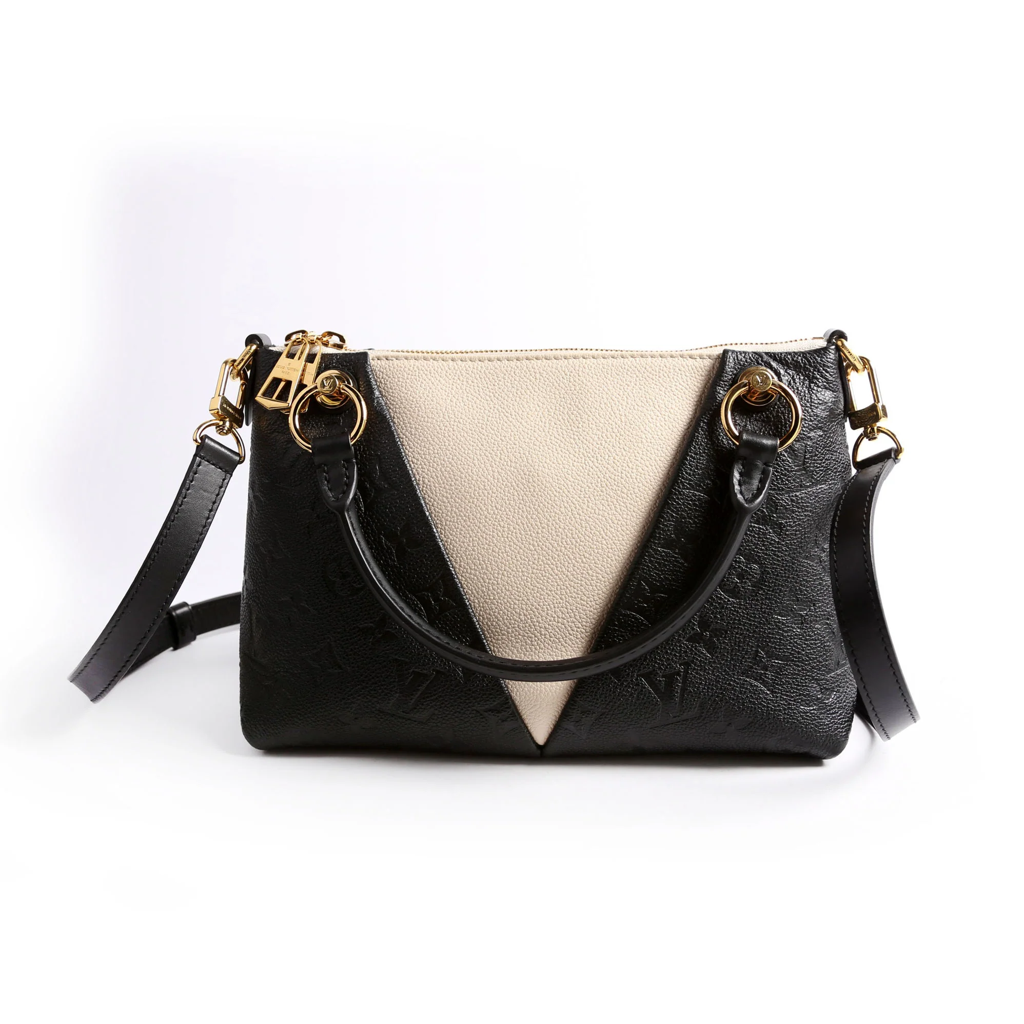 V Tote BB Empreinte Beige/Black - Image 2