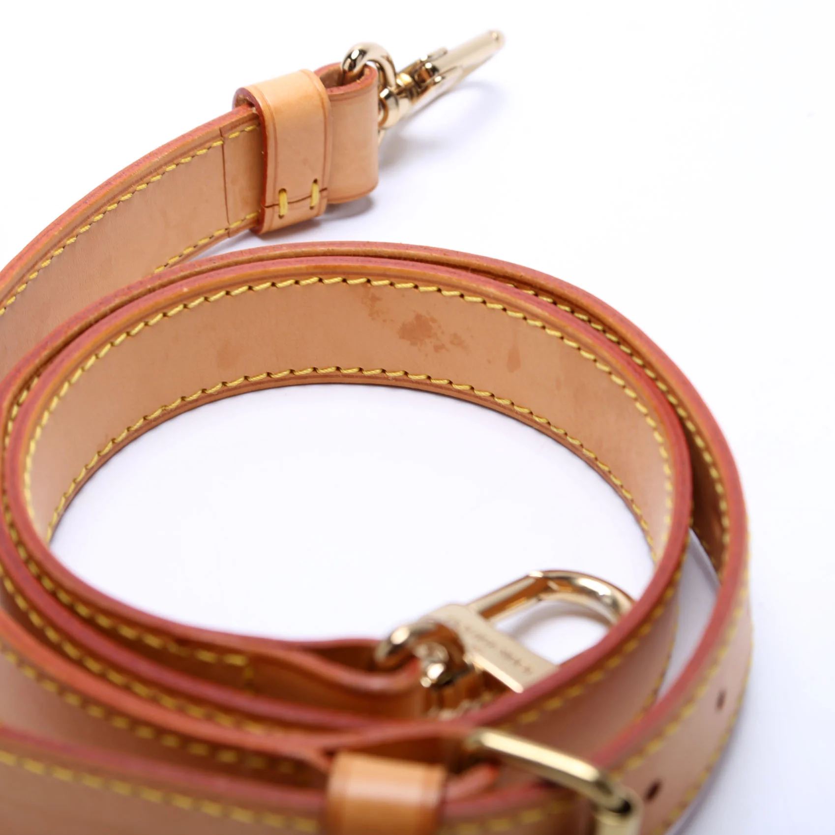 Vachetta 16MM Adjustable Shoulder Strap Tan - Image 4