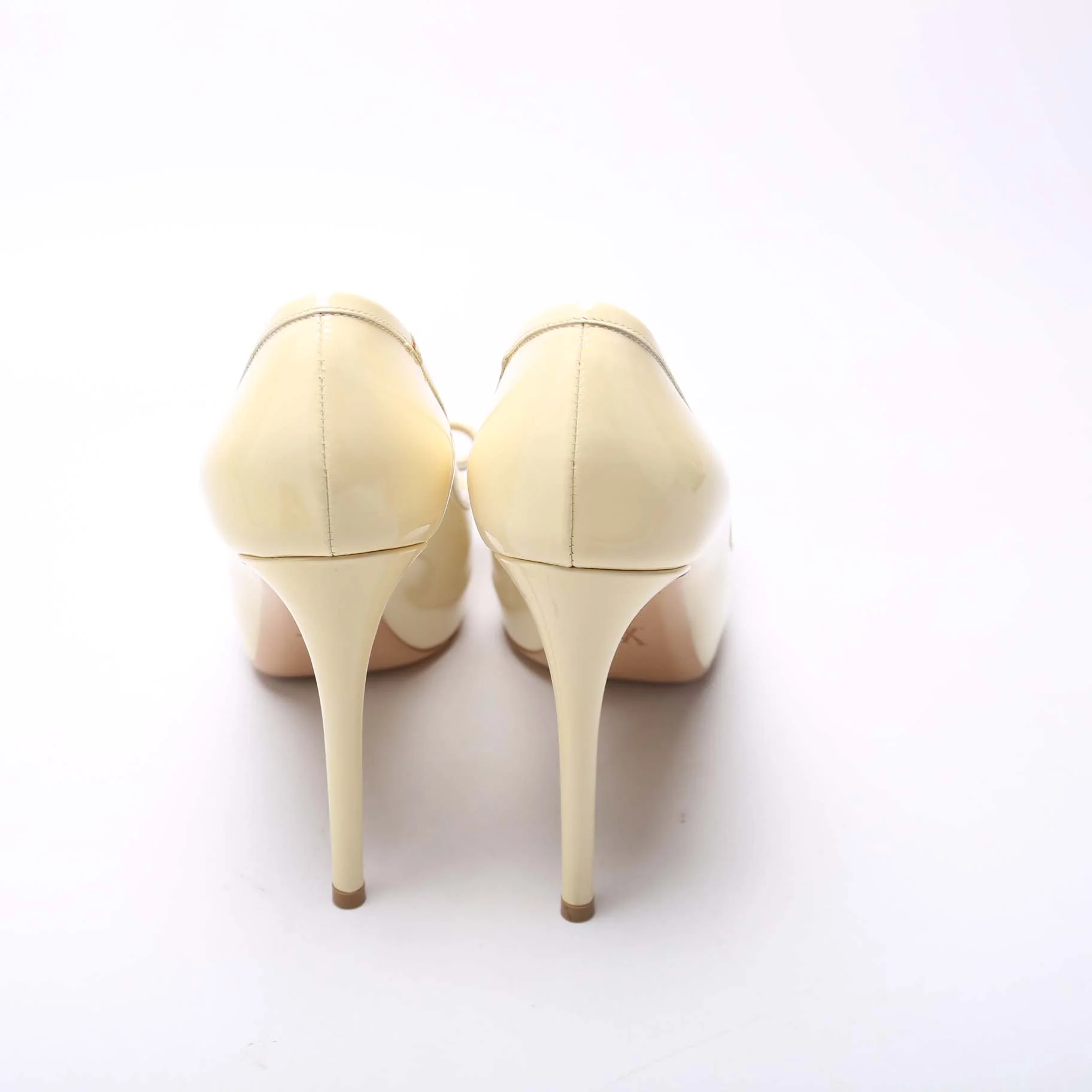 Valentine Bow Heels Damier Azur Size 37 - Image 4