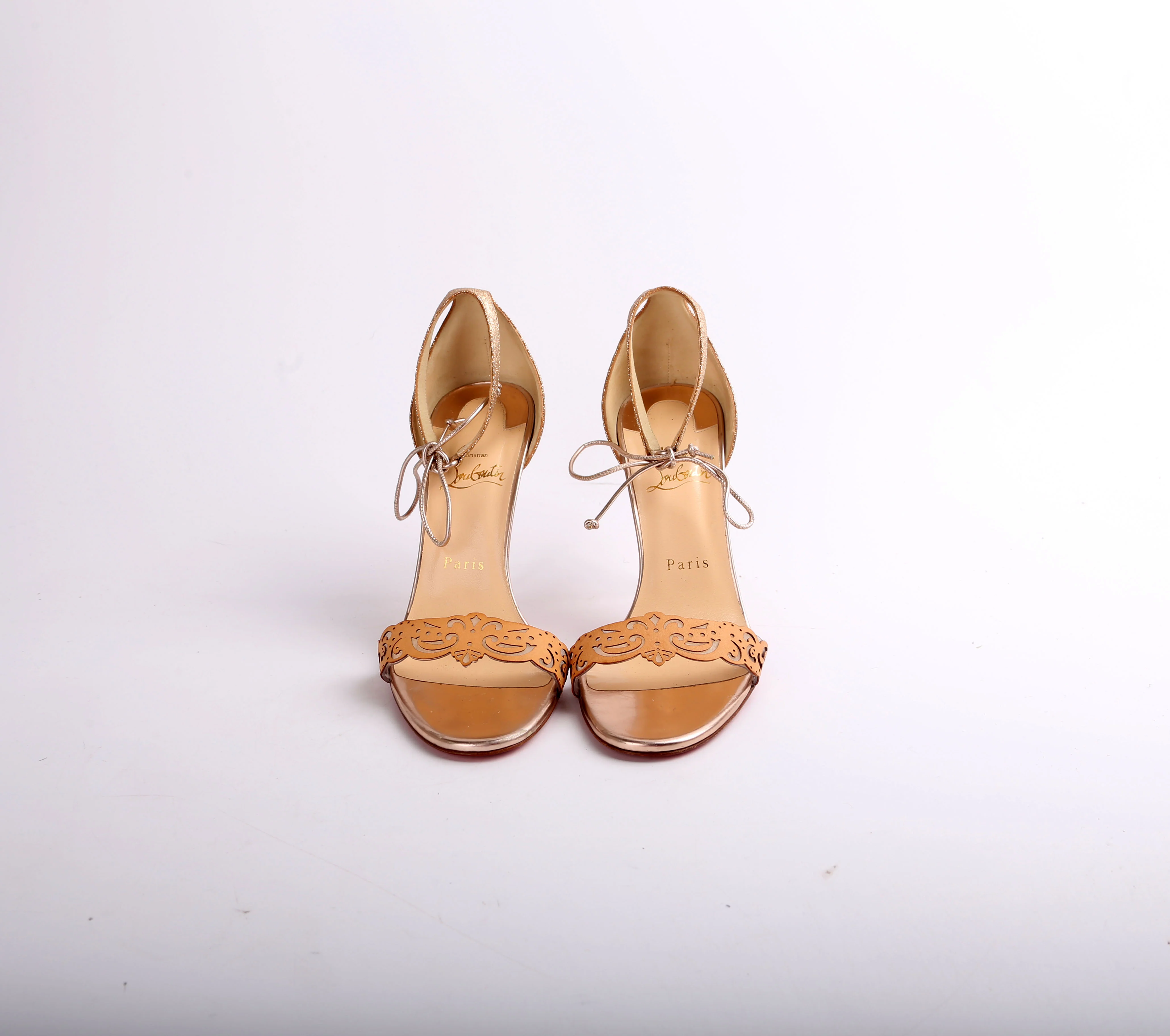 Valnina Glitter 100 MM Sandals Size 38.5 - Image 2