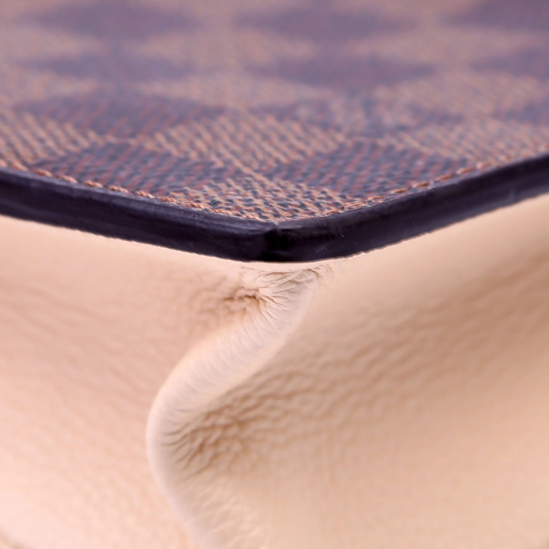 Vavin Chain Wallet Damier Ebene Cream - Image 7