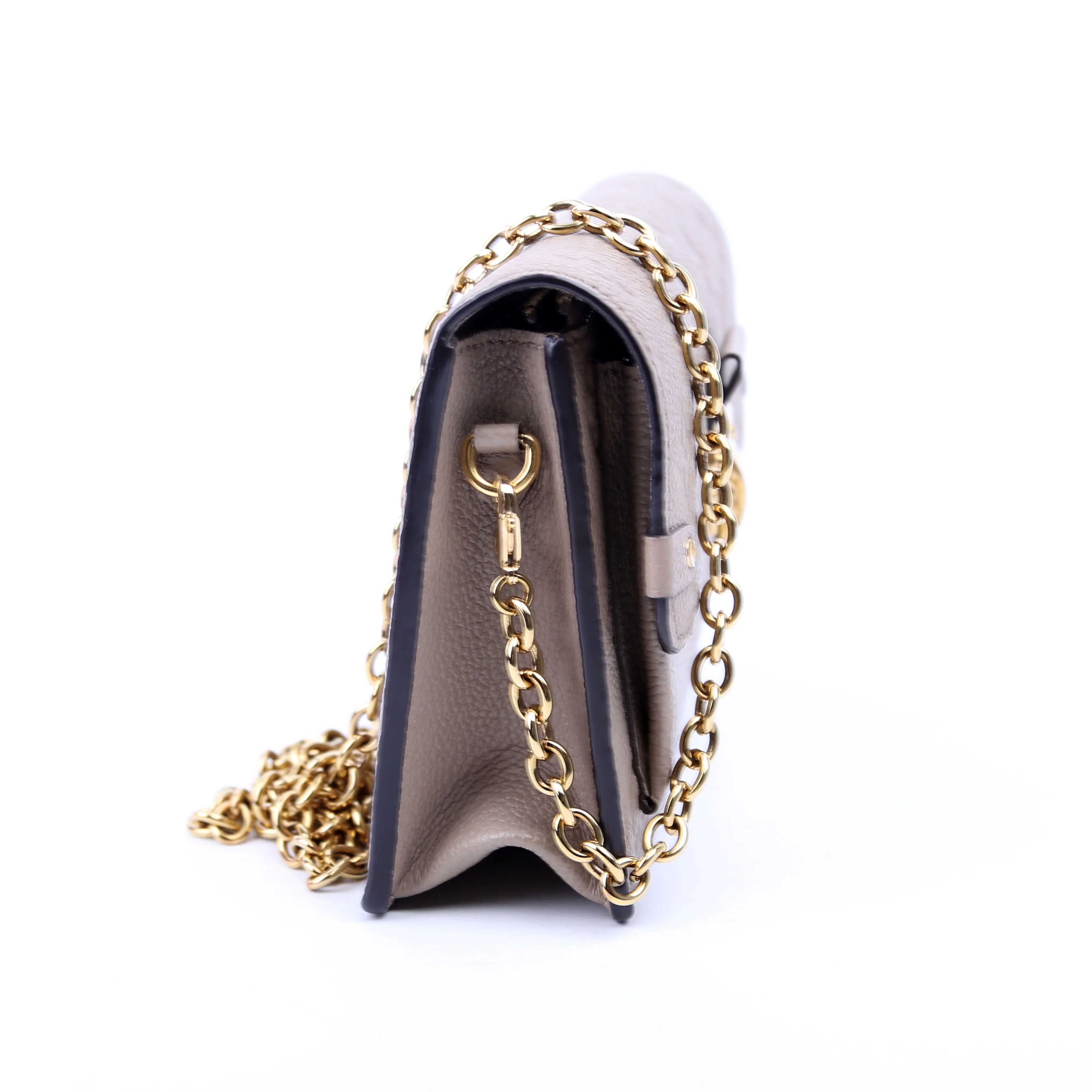 Vavin Chain Wallet Empreinte Taupe - Image 3
