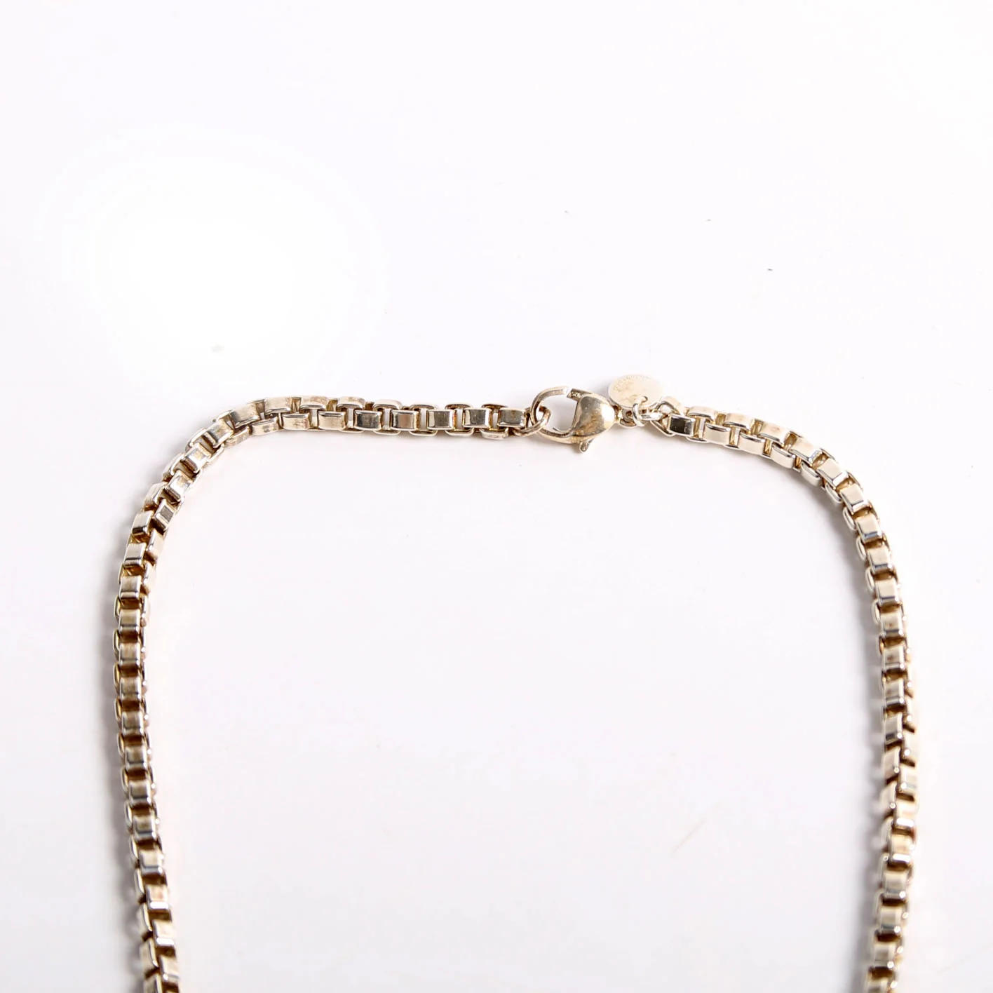Venetian Box Chain Necklace 925 - Image 3