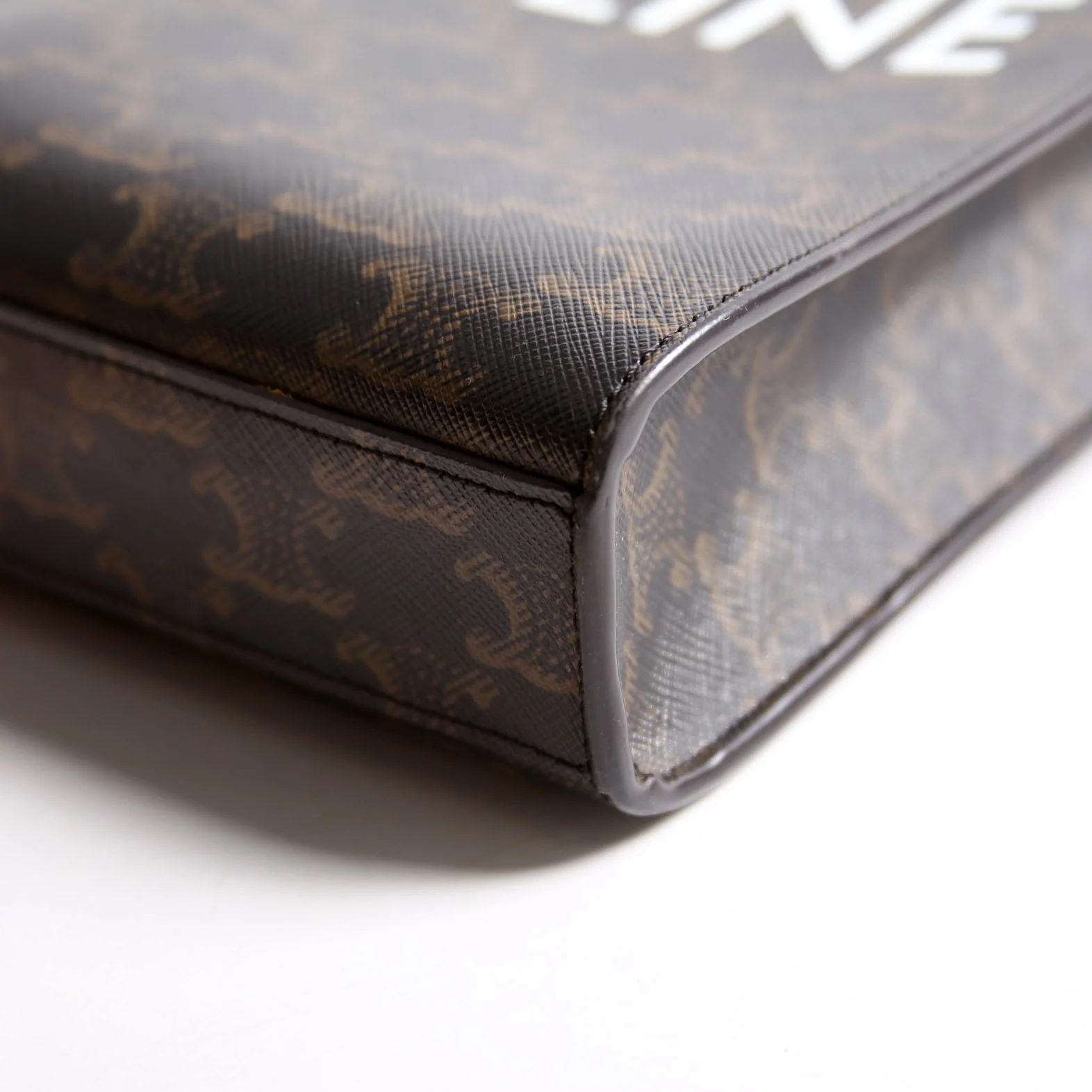 Vertical Cabas Mini Triomphe Canvas Black/Brown/White - Image 7