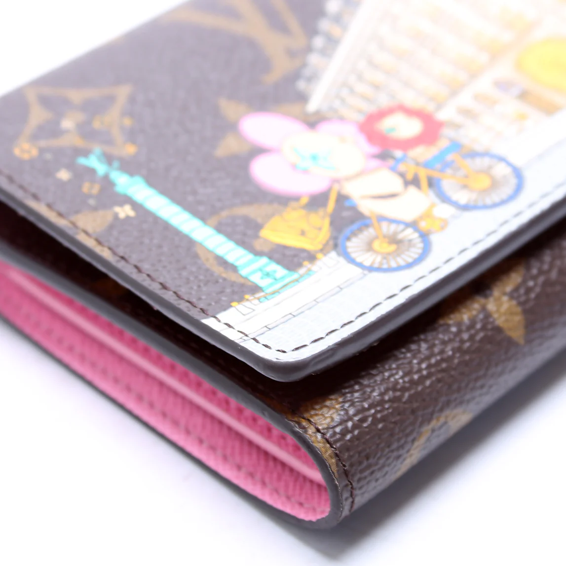 Victorine Wallet 2022 Christmas Animation Monogram Multicolor - Image 5