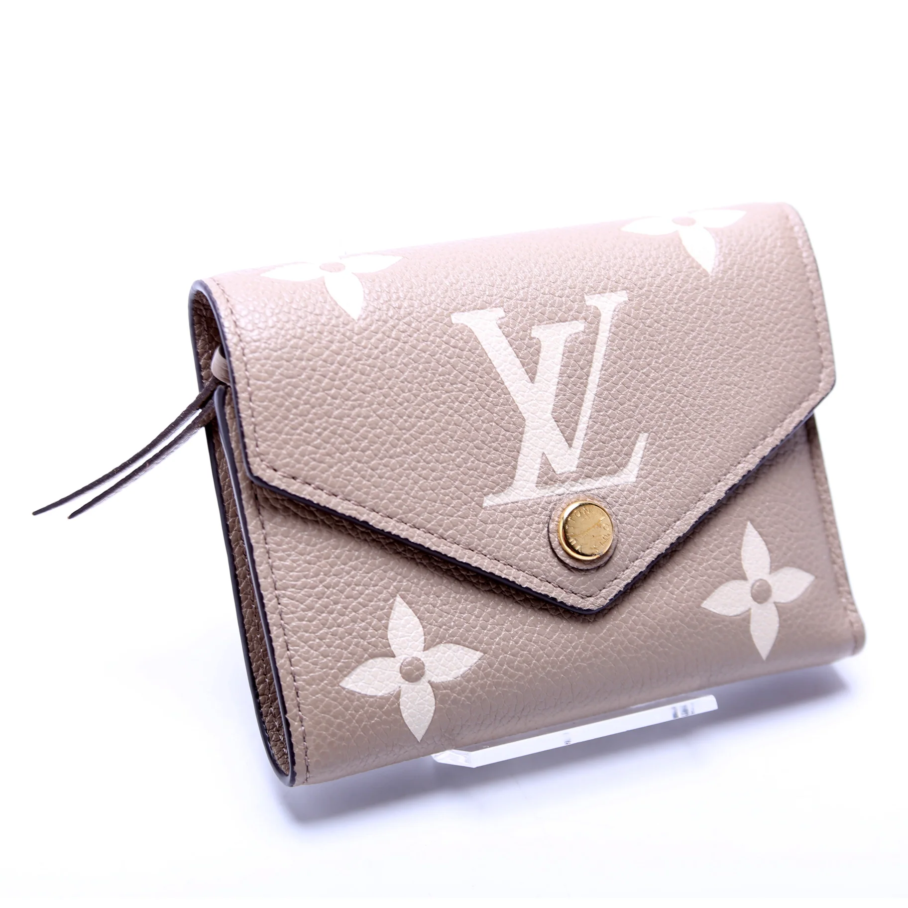 Victorine Wallet Bicolor Empreinte - Image 2