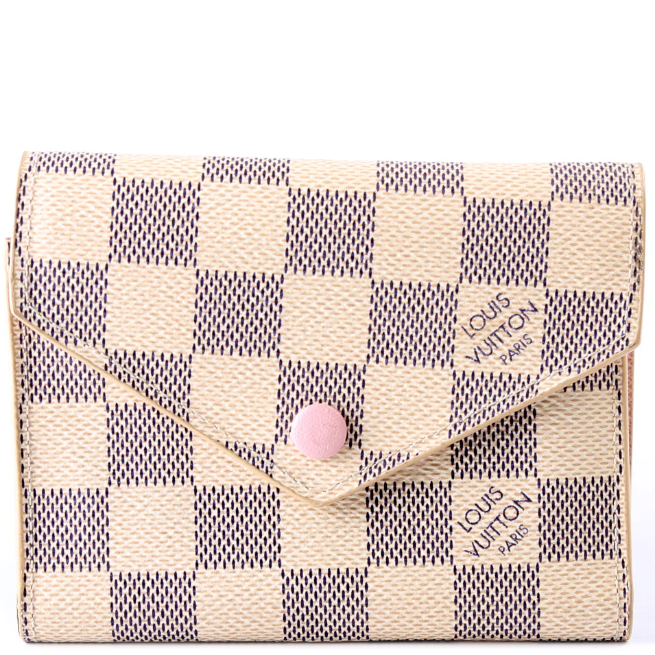 Victorine Wallet Damier Azur