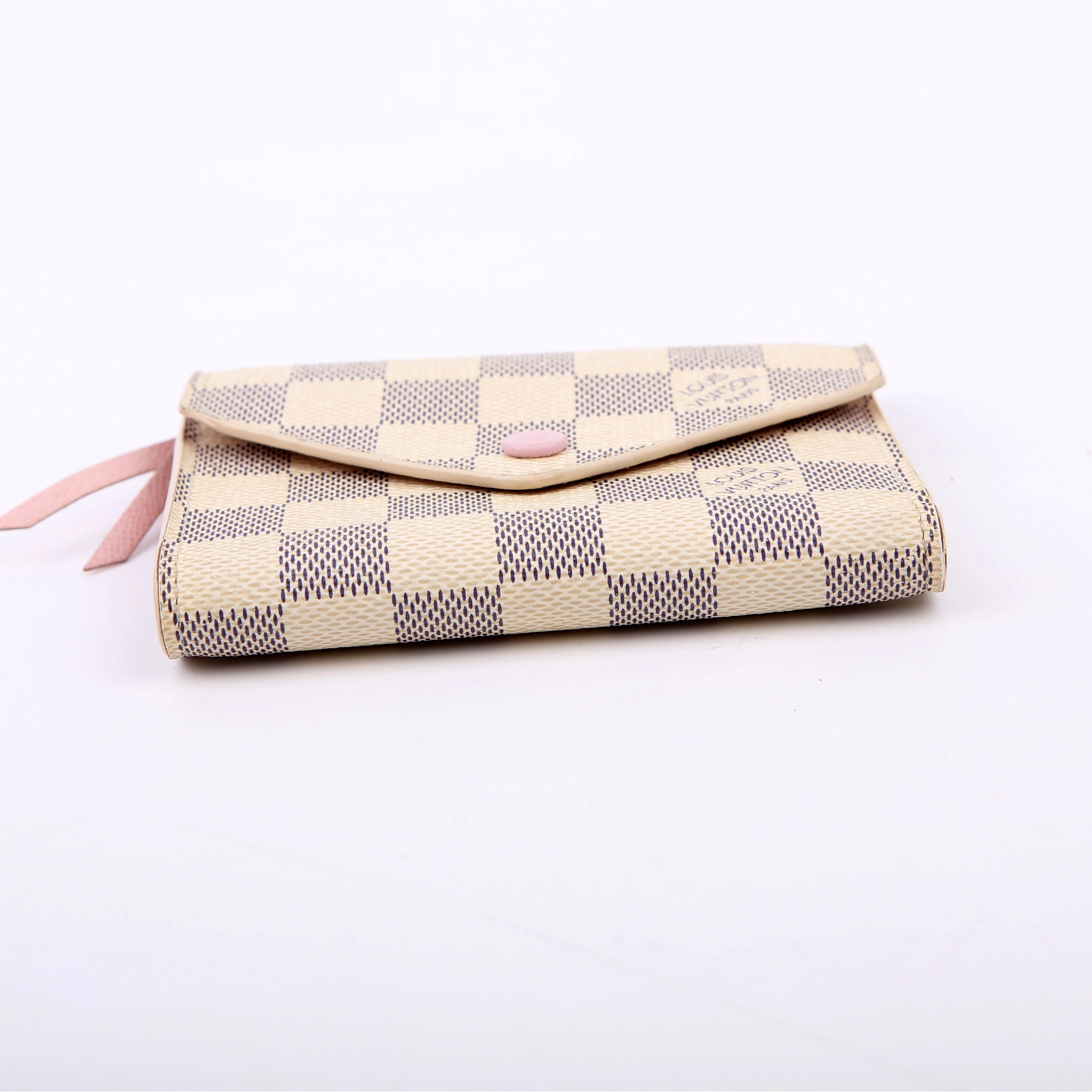 Victorine Wallet Damier Azur - Image 4