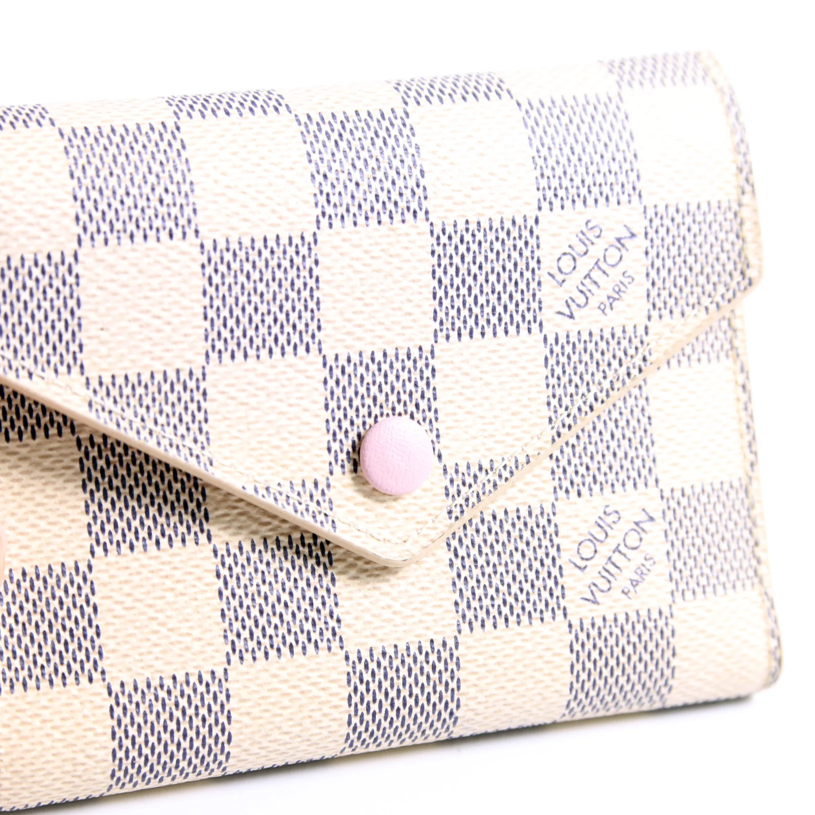 Victorine Wallet Damier Azur Pink - Image 11