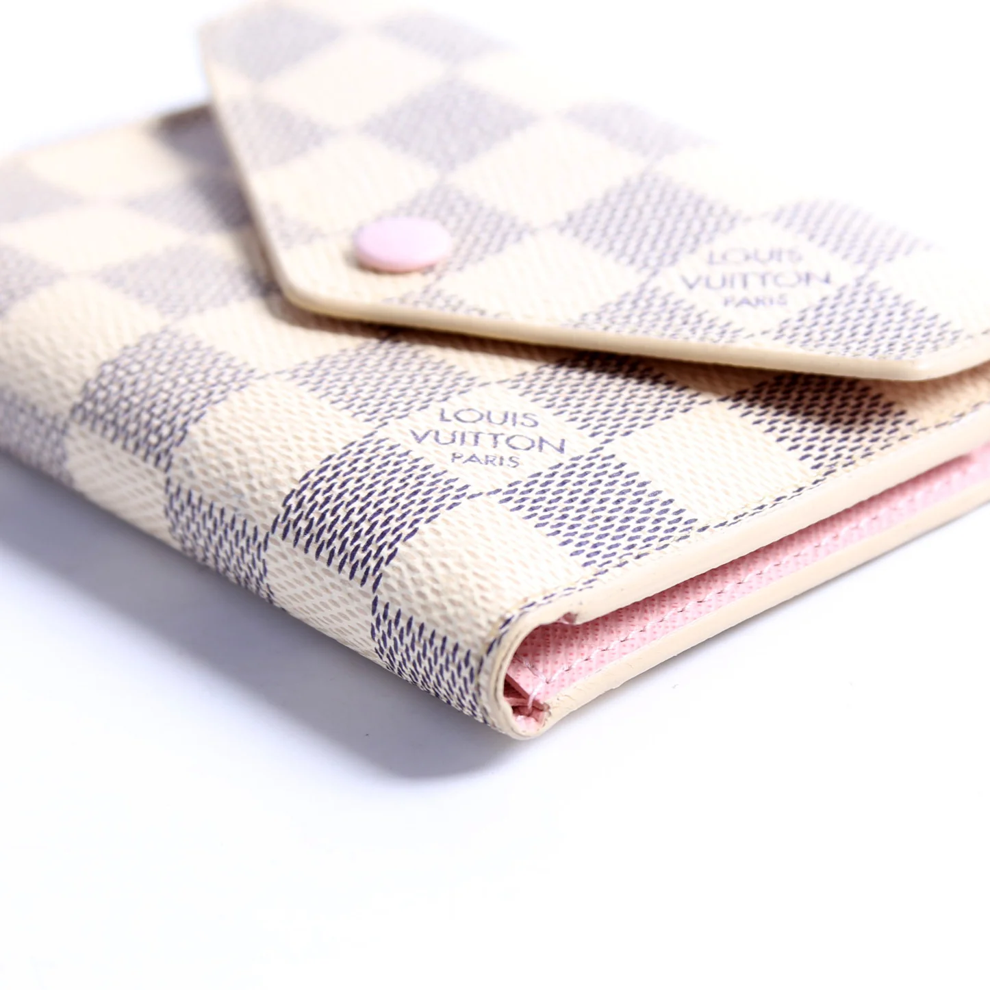 Victorine Wallet Damier Azur Pink - Image 8