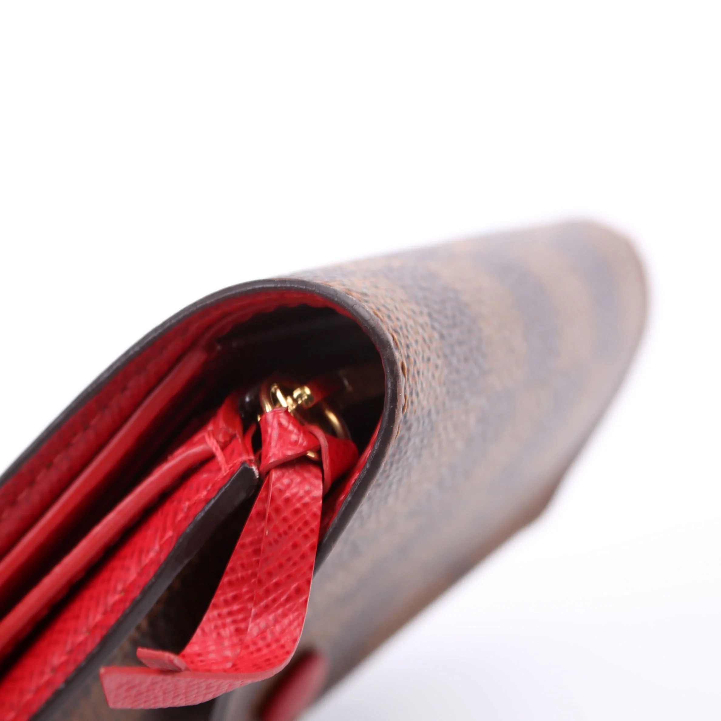 Victorine Wallet Damier Ebene Red - Image 12