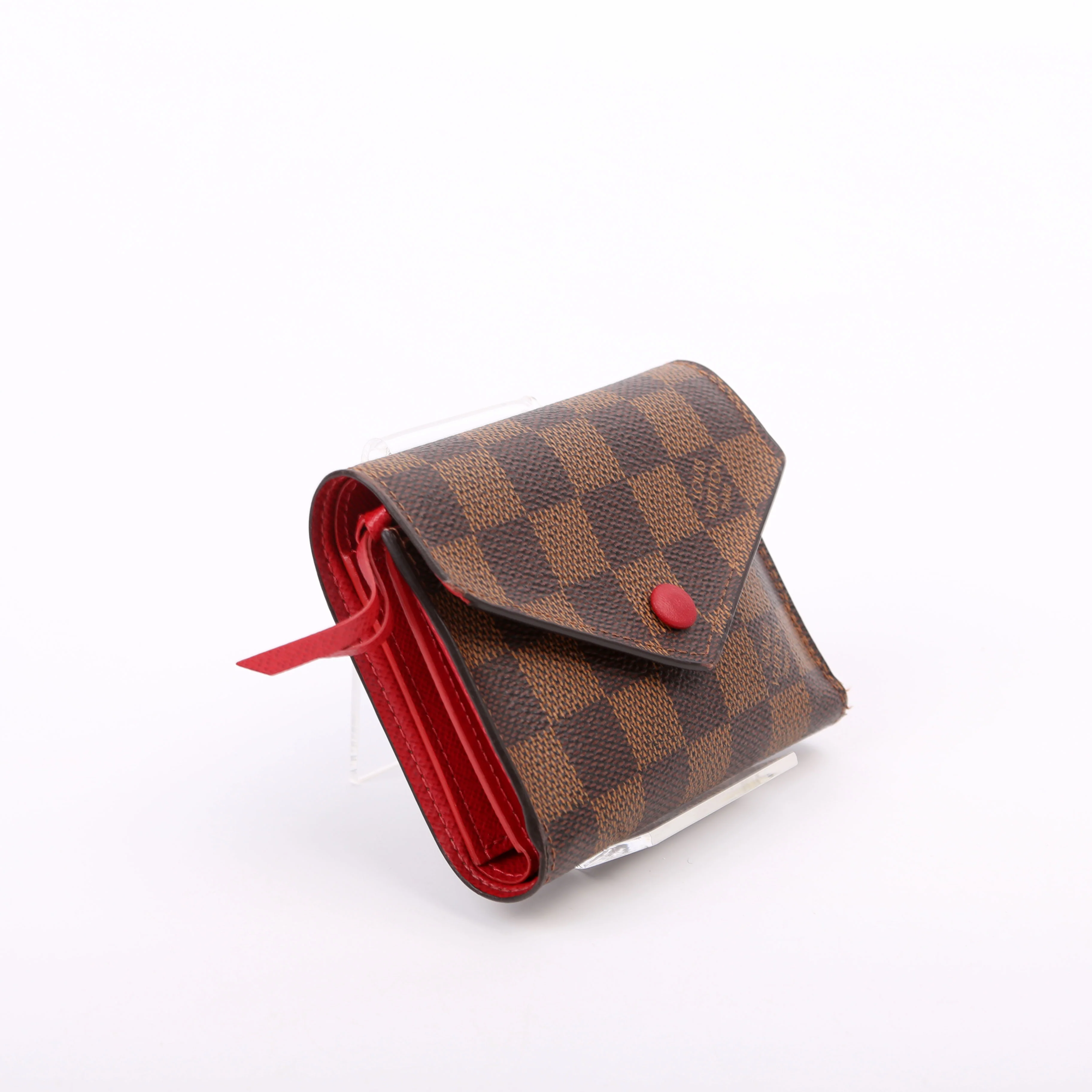 Victorine Wallet Damier Ebene Red - Image 2