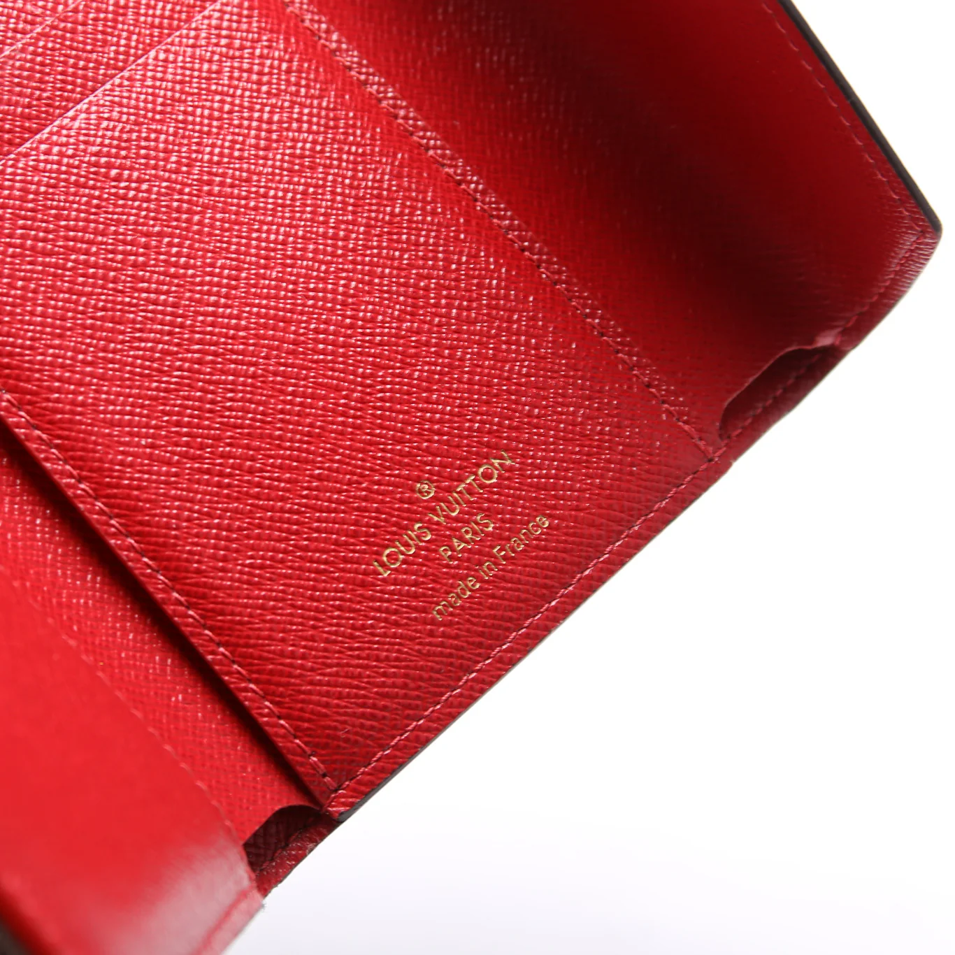 Victorine Wallet Damier Ebene Red - Image 6