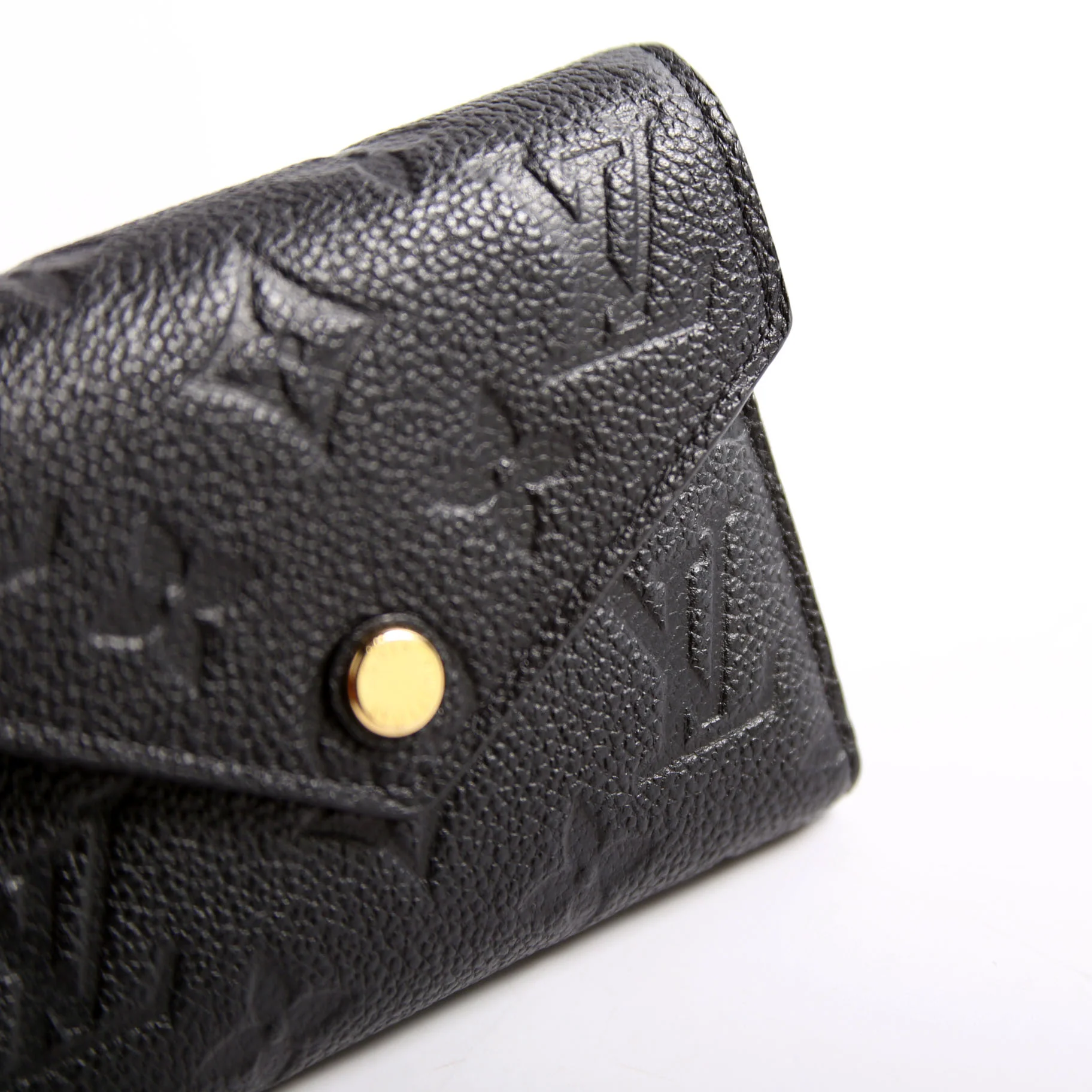 Victorine Wallet Empreinte Black/Gold - Image 6