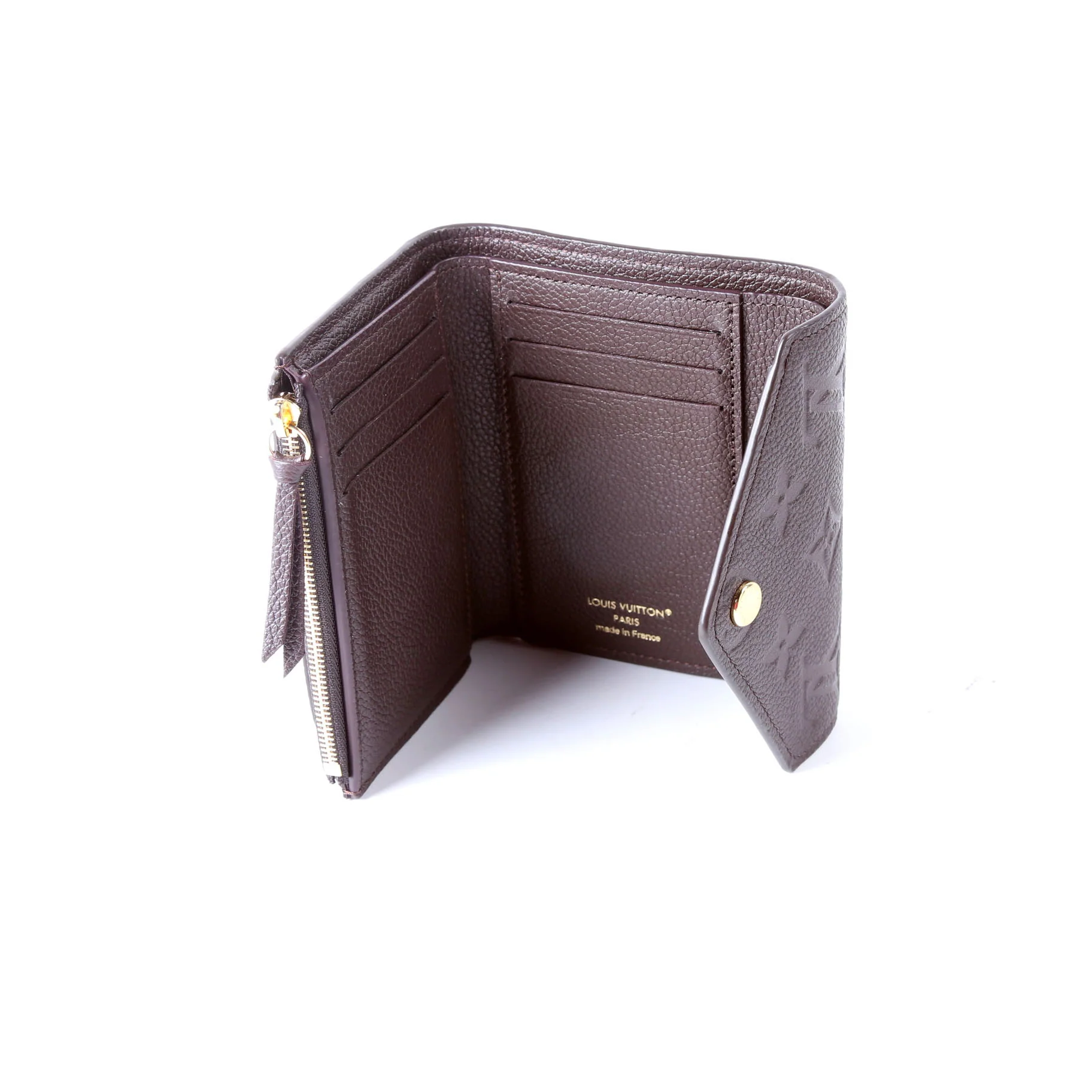Victorine Wallet Empreinte Brown - Image 7