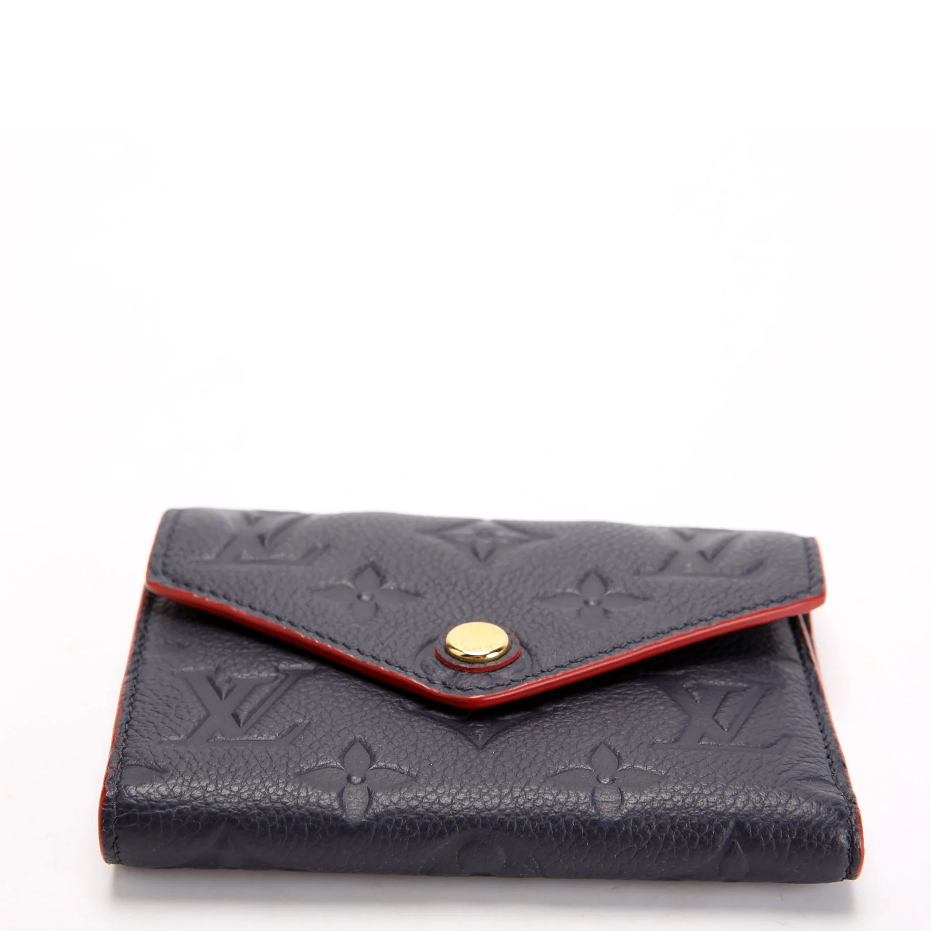 Victorine Wallet Empreinte Navy - Image 4