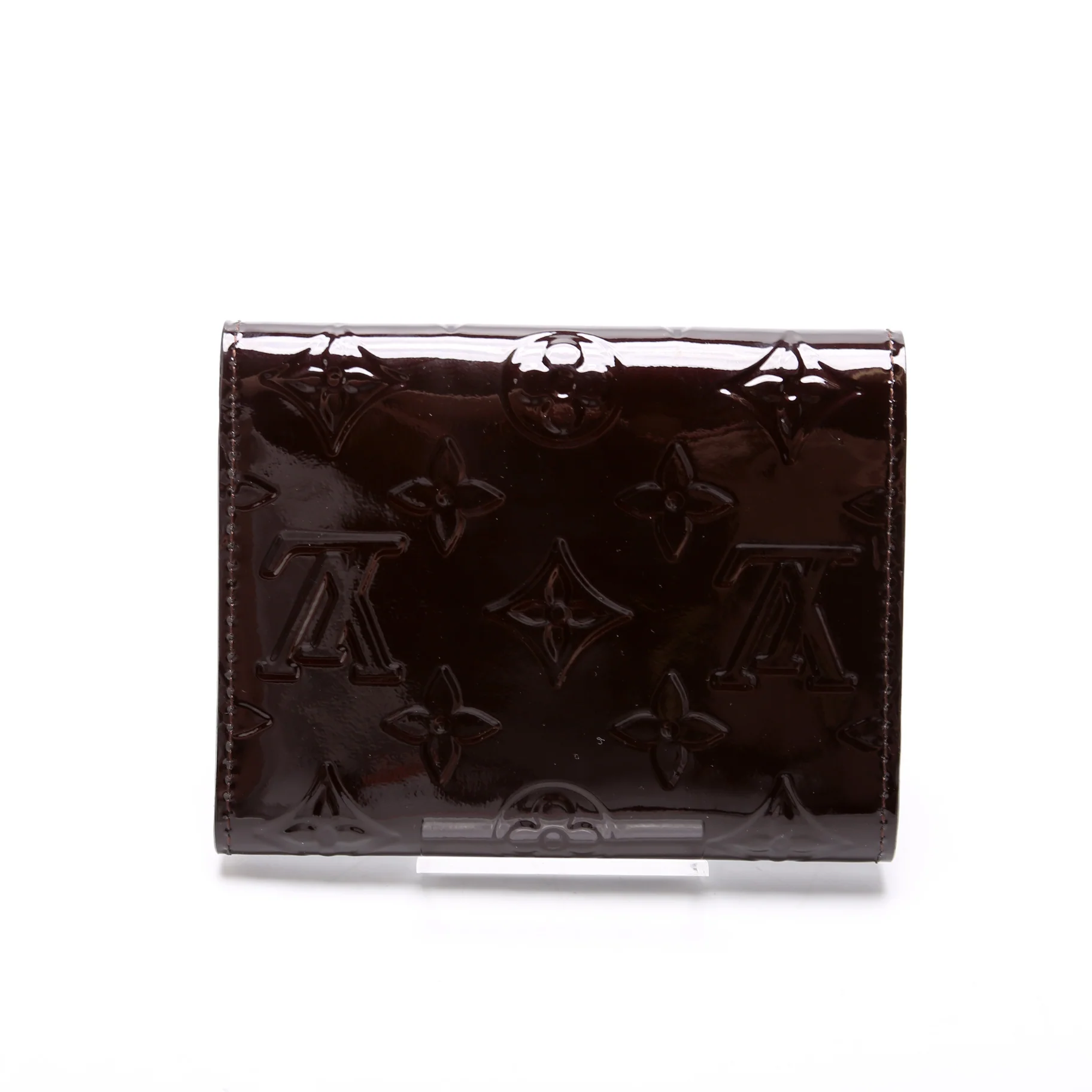 Victorine Wallet Vernis Burgundy - Image 3