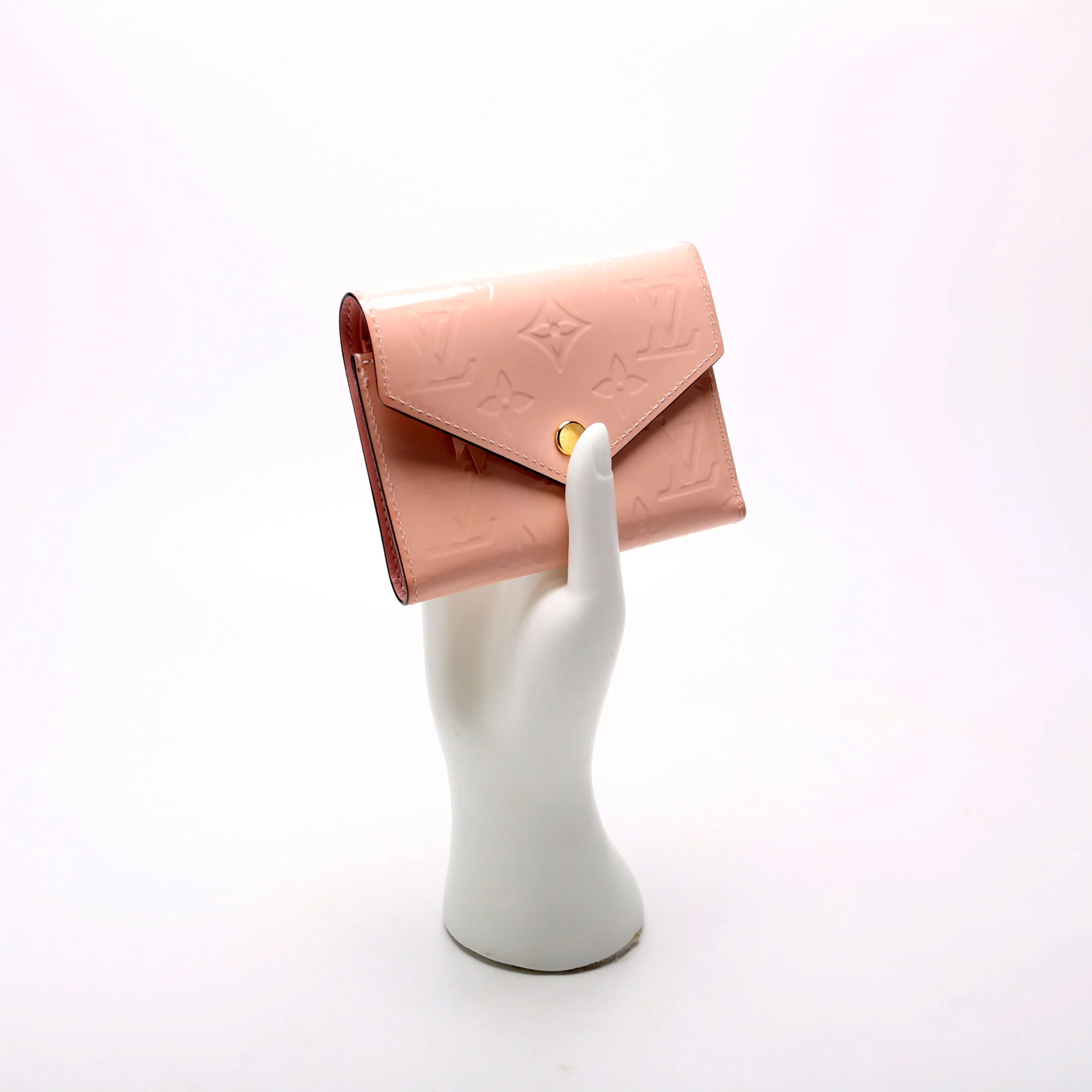Victorine Wallet Vernis Pink - Image 8