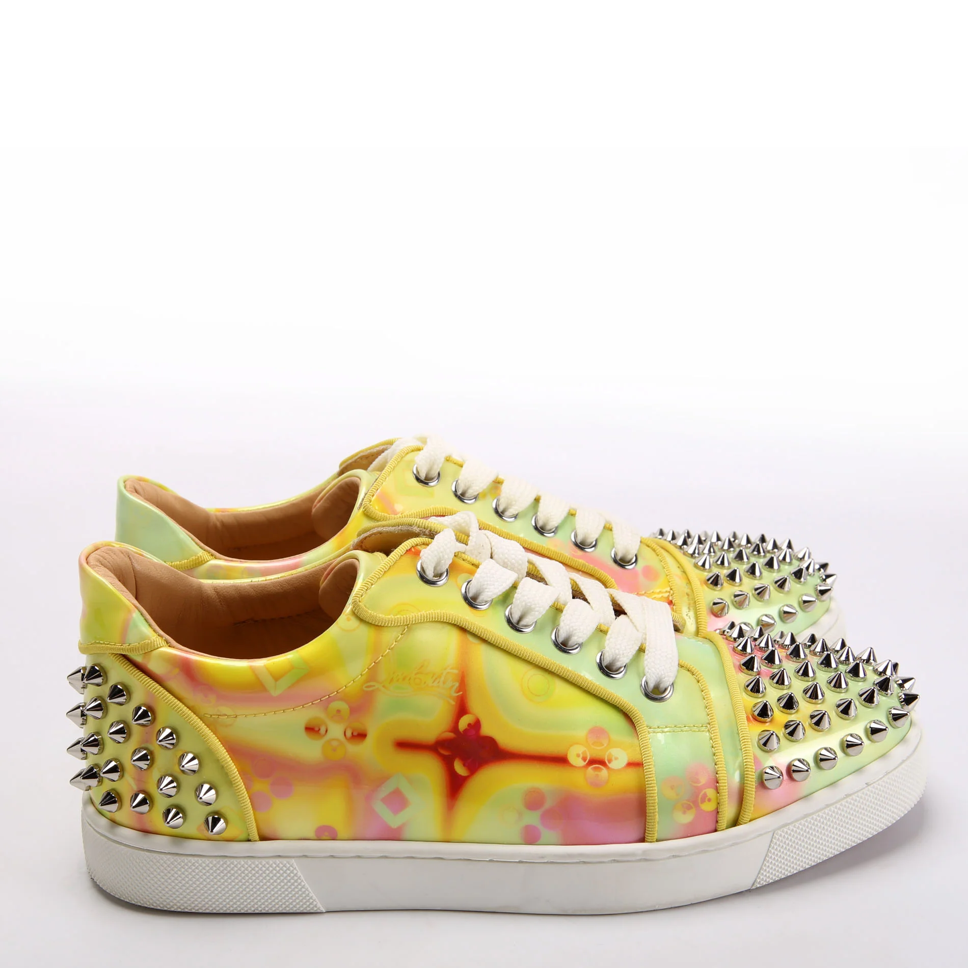 Vieira 2 Spiked Sneakers Size 36.5 Yellow - Image 3