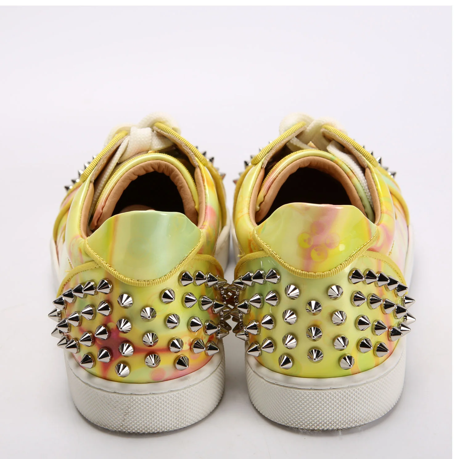 Vieira 2 Spiked Sneakers Size 36.5 Yellow - Image 4