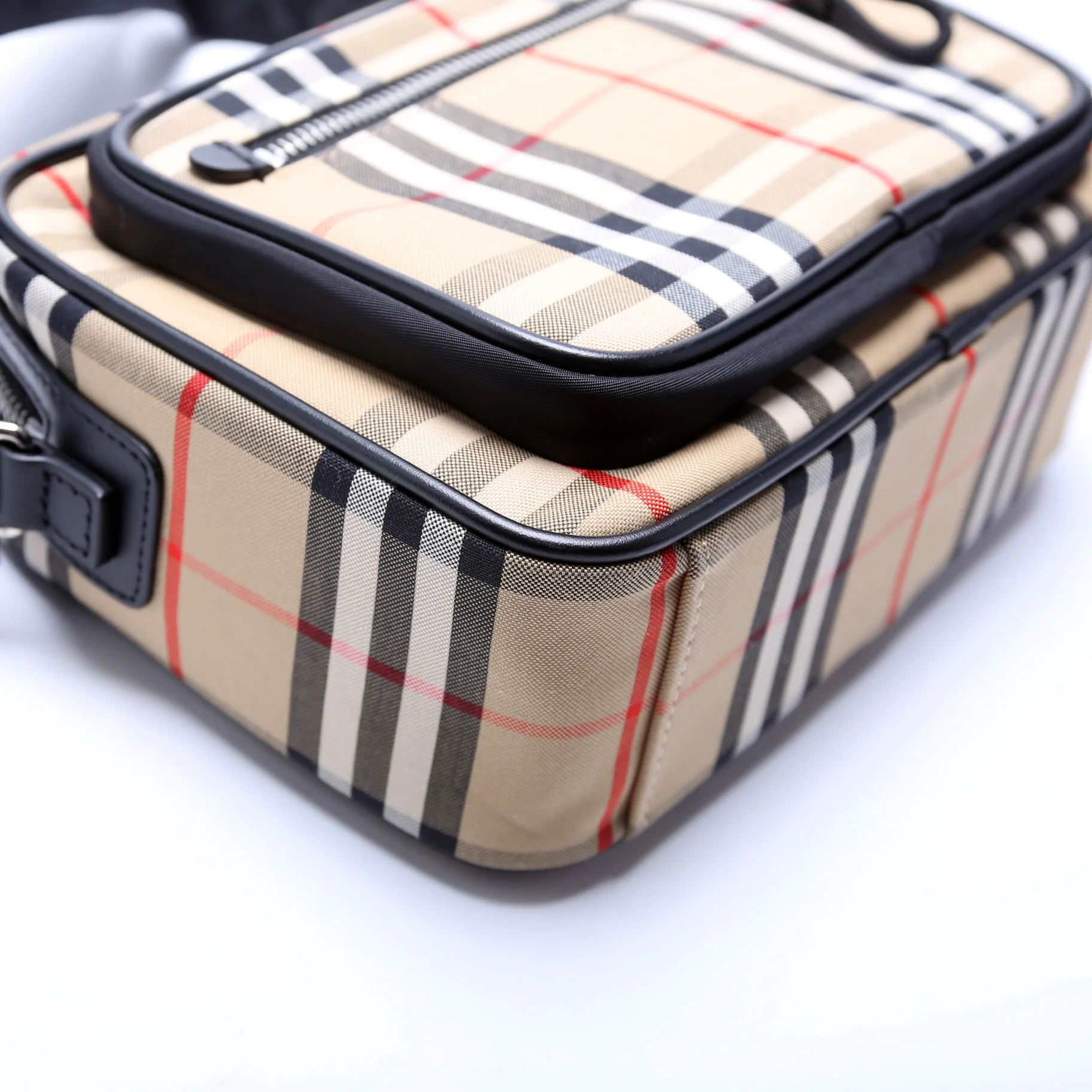 Vintage Check Camera Bag - Image 5