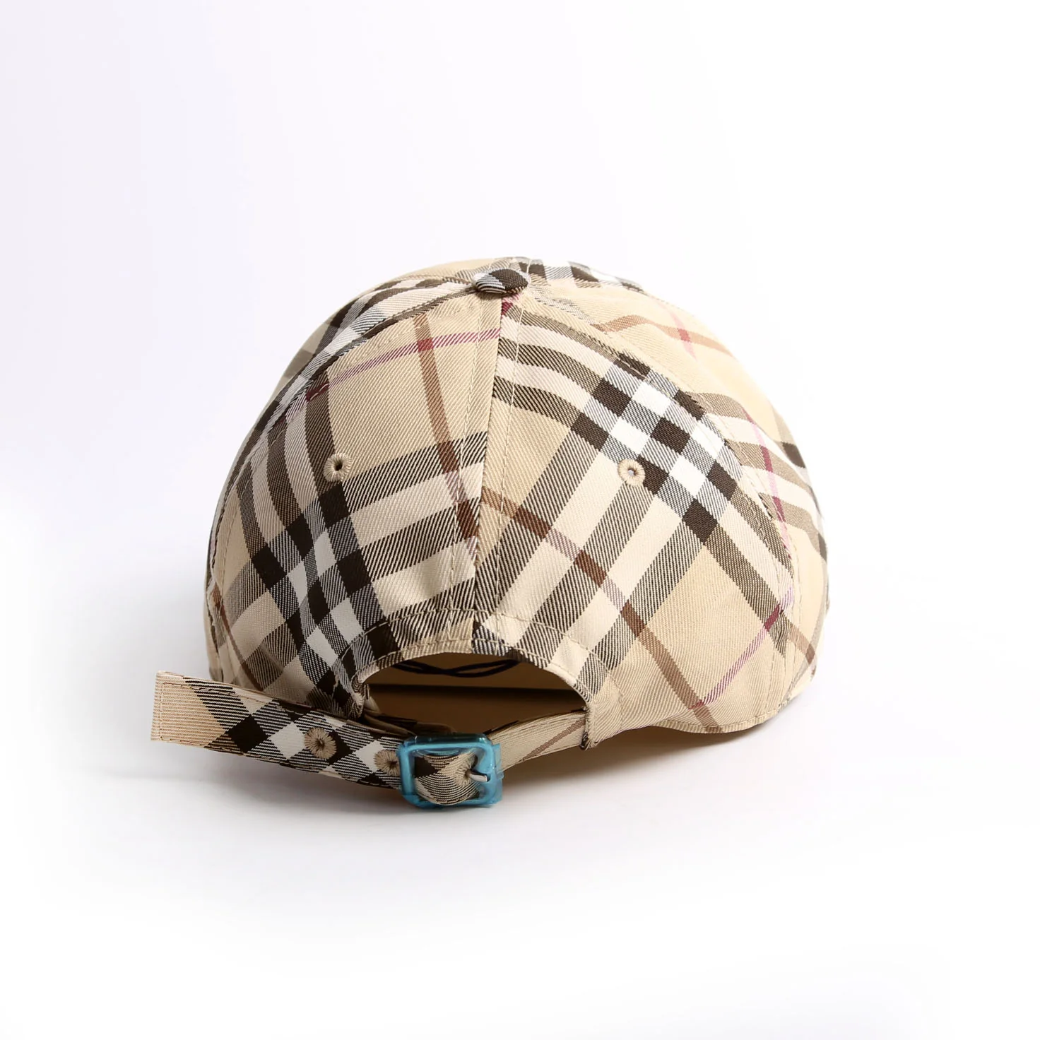 Vintage Check Knight Embossed Baseball Cap Size Large - Image 3