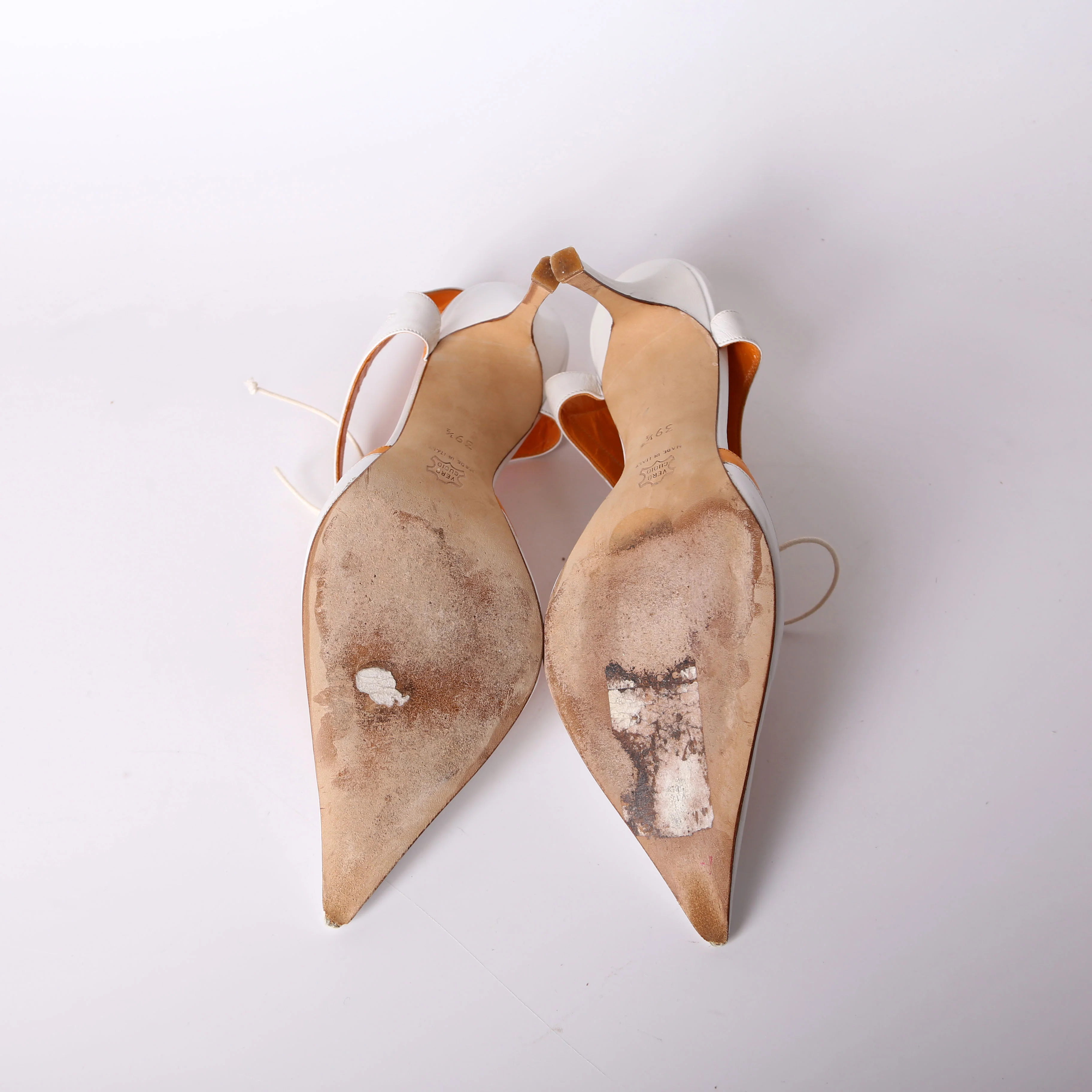Vintage Pointed Toe Pumps Size 39.5 - Image 8