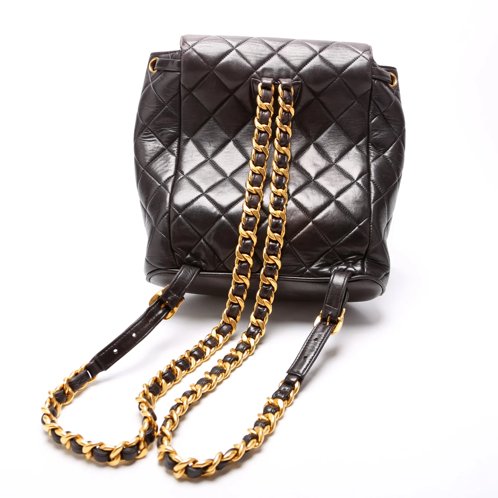 Vintage Quilted Lambskin Mini Duma Backpack - Image 3