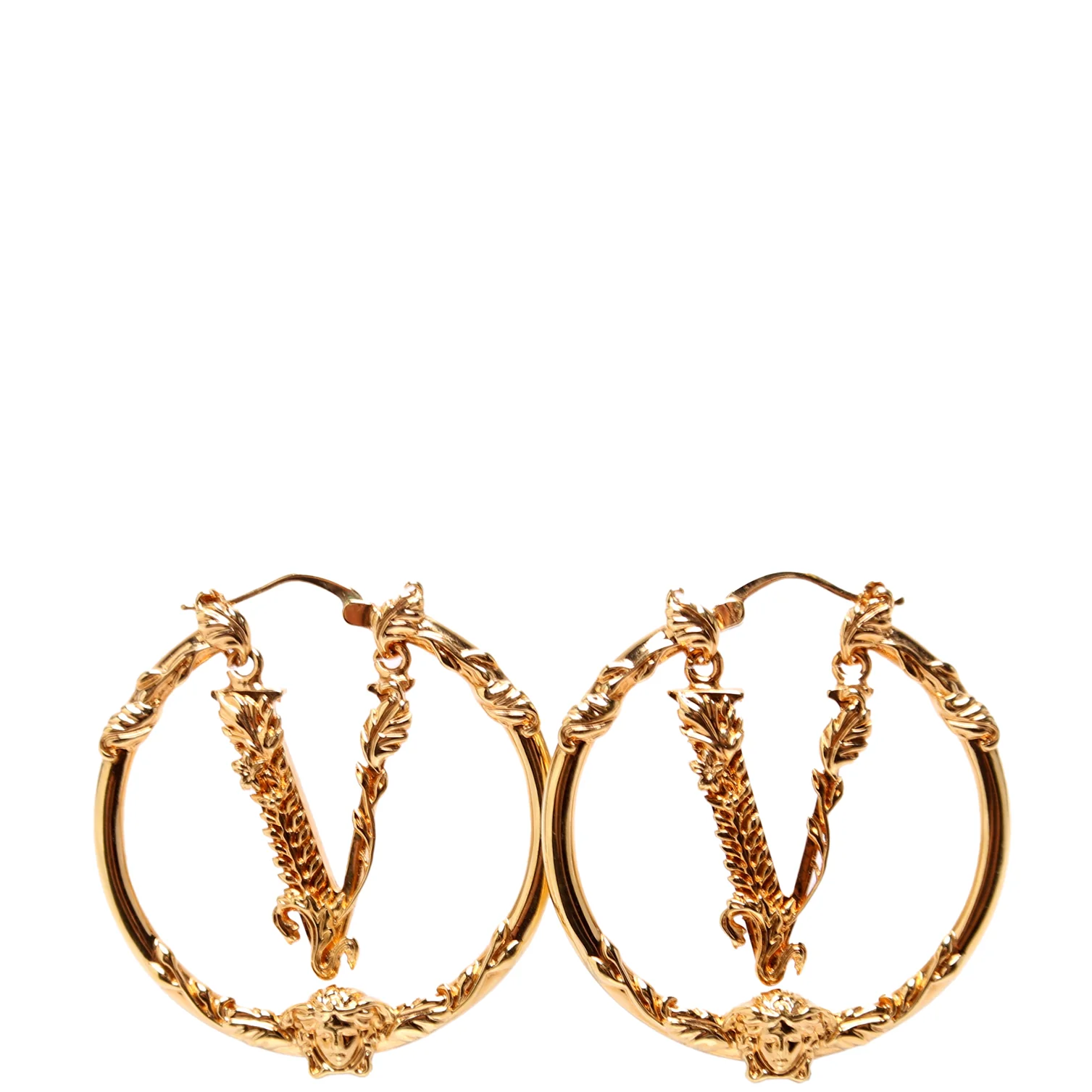 Virtus Hoop Earrings Gold