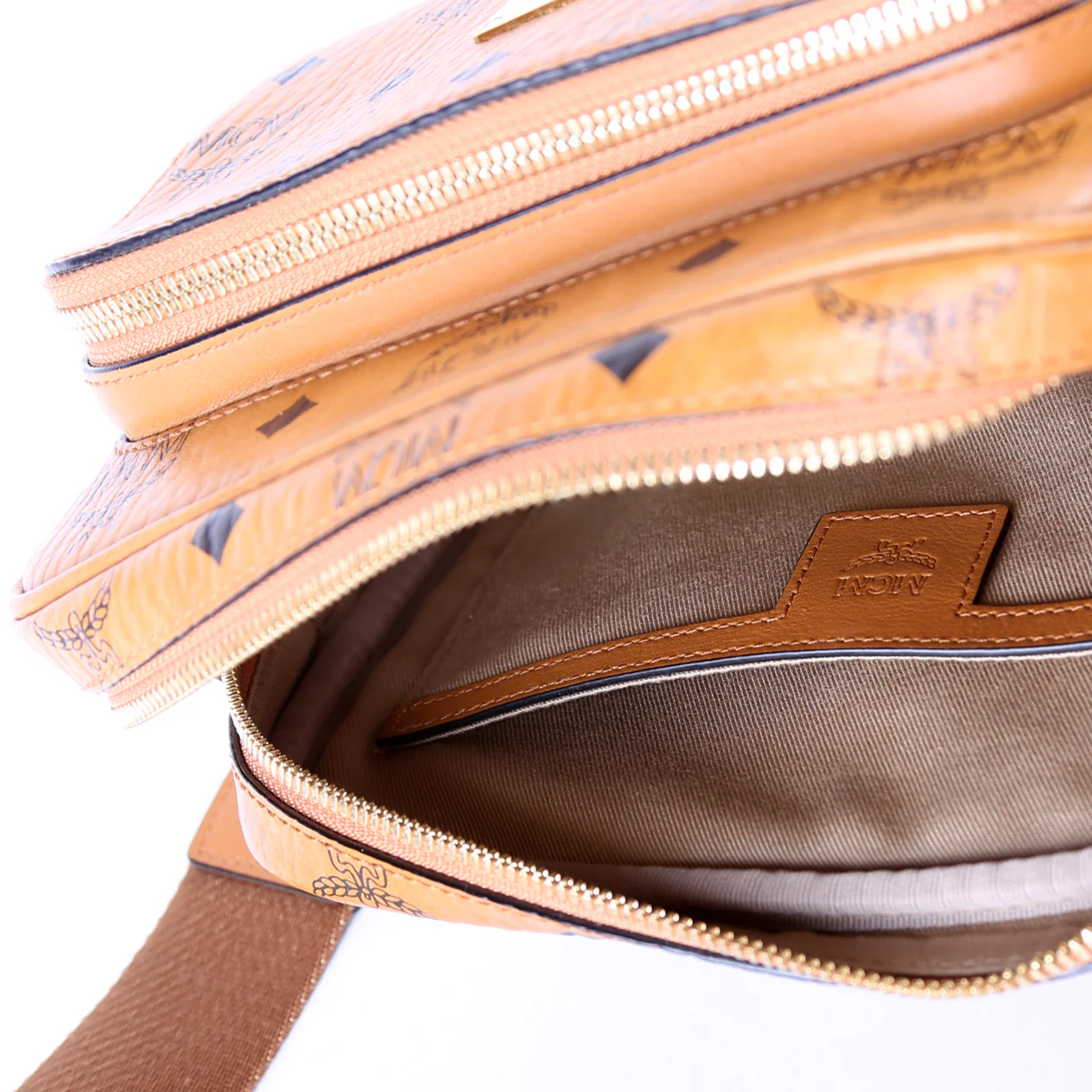 Visetos Aren Small Crossbody Cognac - Image 10