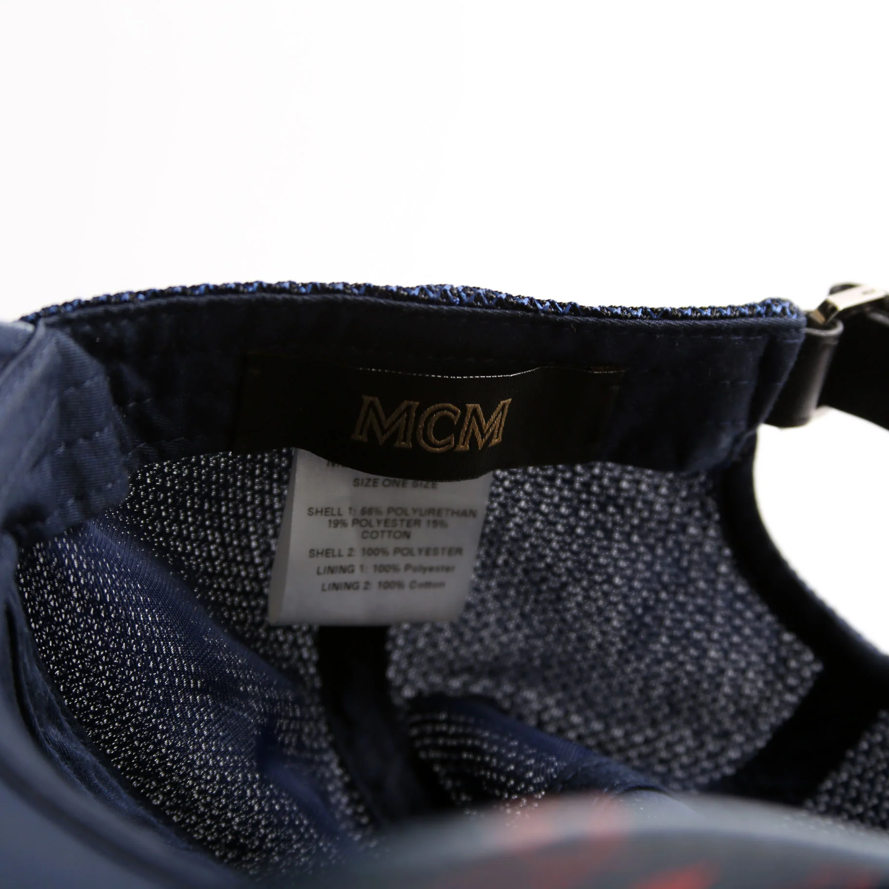 Visetos Classic Mesh Cap Navy/Red - Image 6