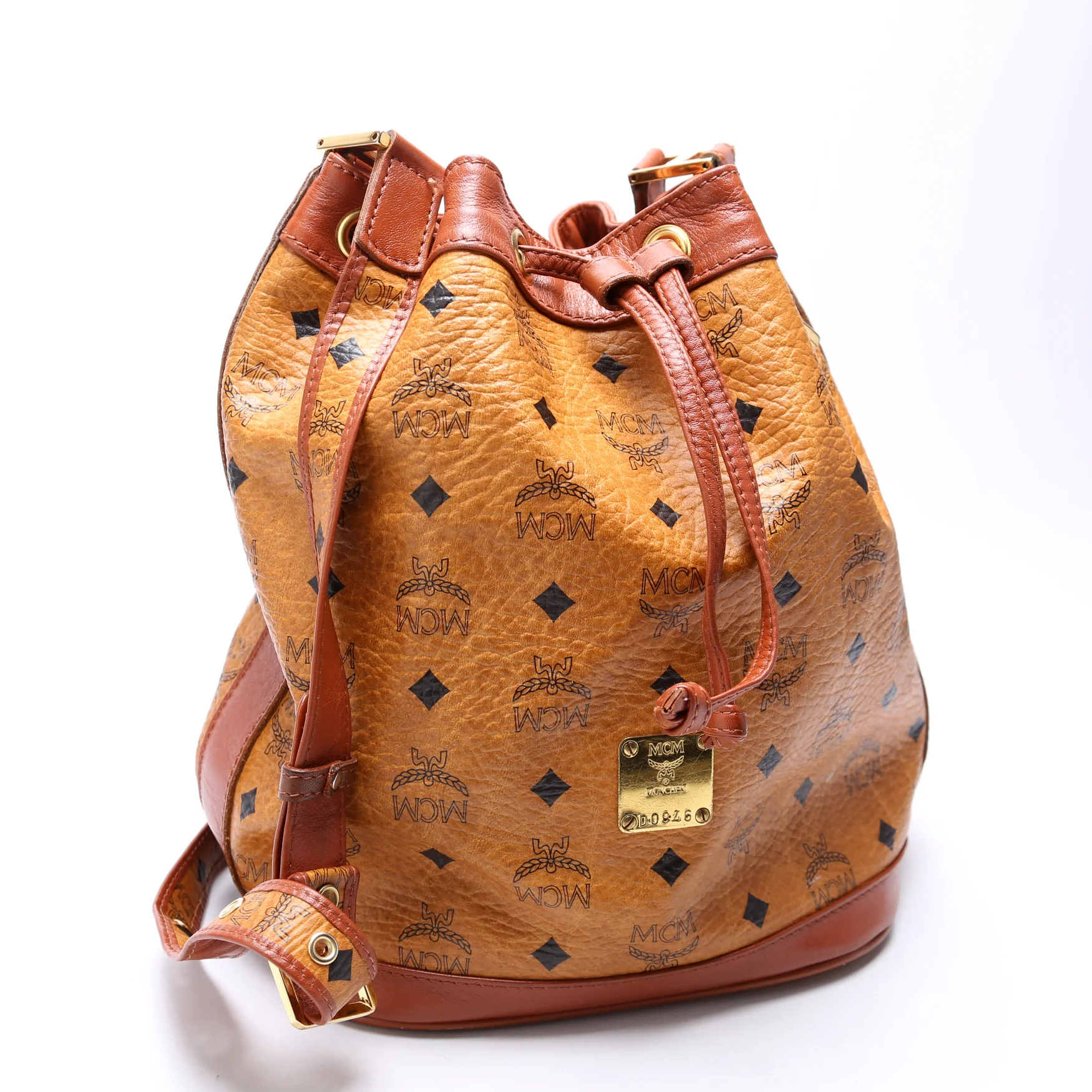 Visetos Drawstring Bucket Bag Vintage - Image 2