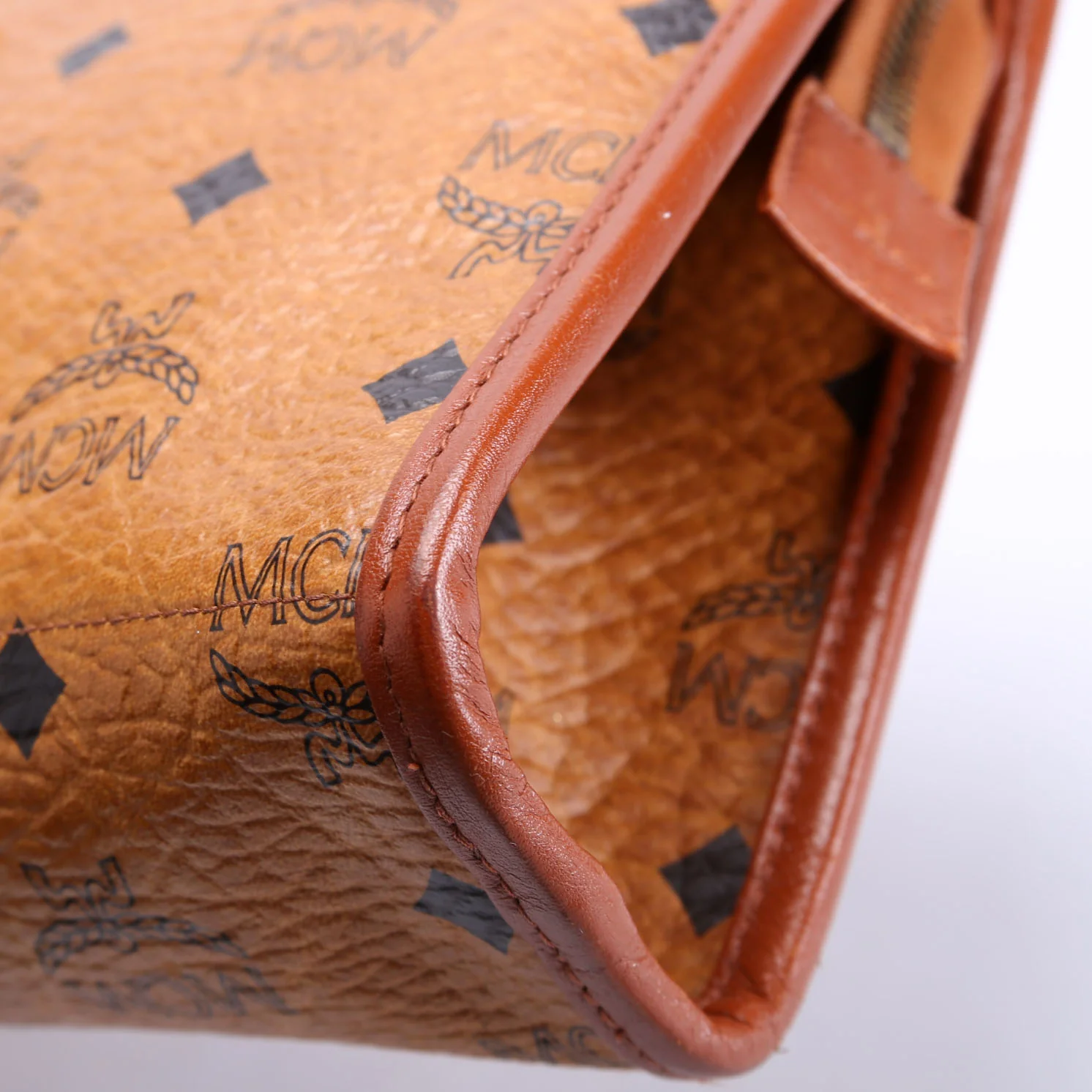 Visetos Leather Clutch Vintage Brown - Image 7