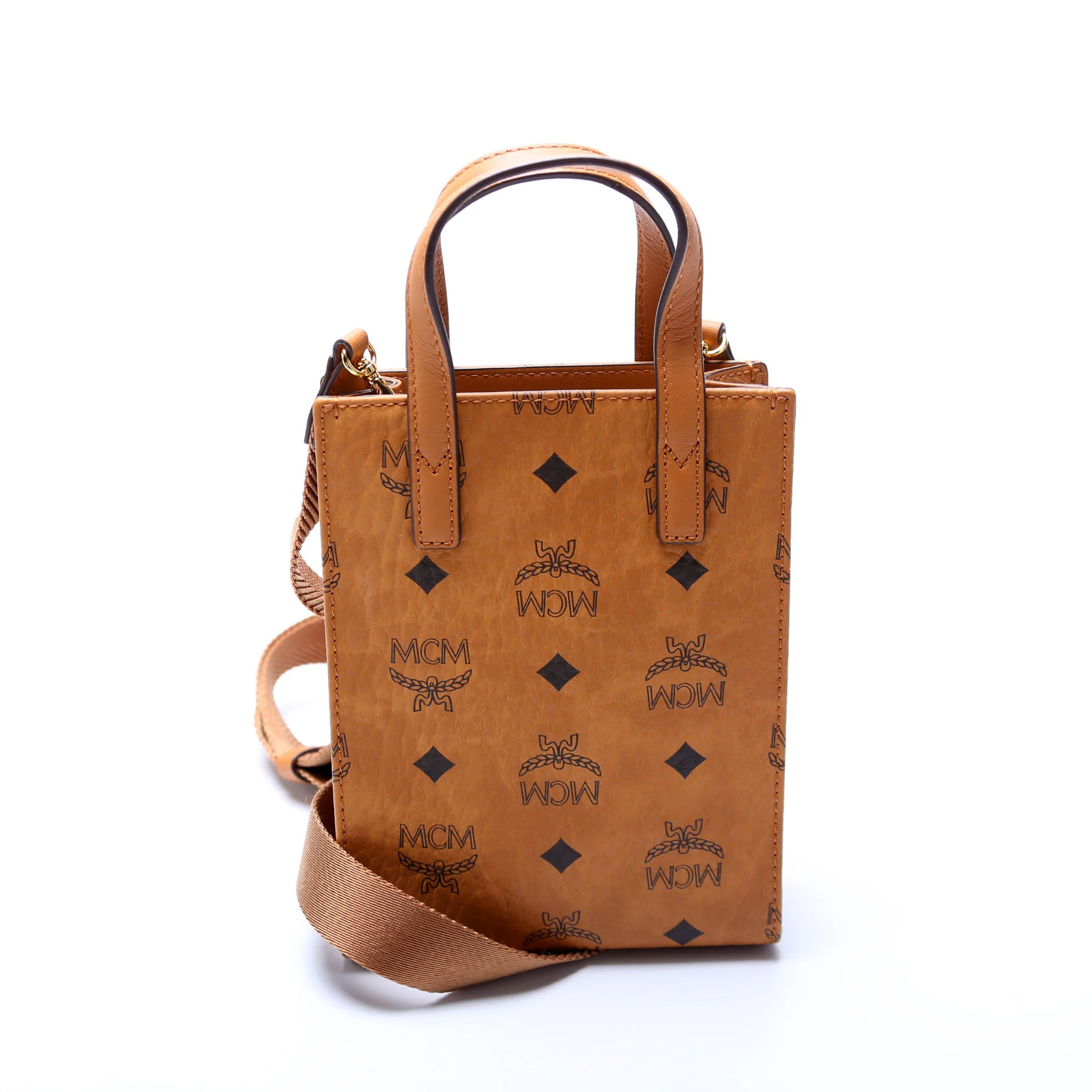 Visetos Mini Aren Tote Cognac - Image 3