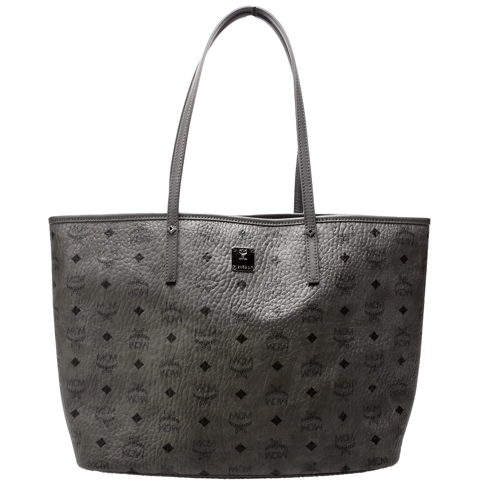 Visetos Reversible Shopper Medium W/Out Pouch Grey