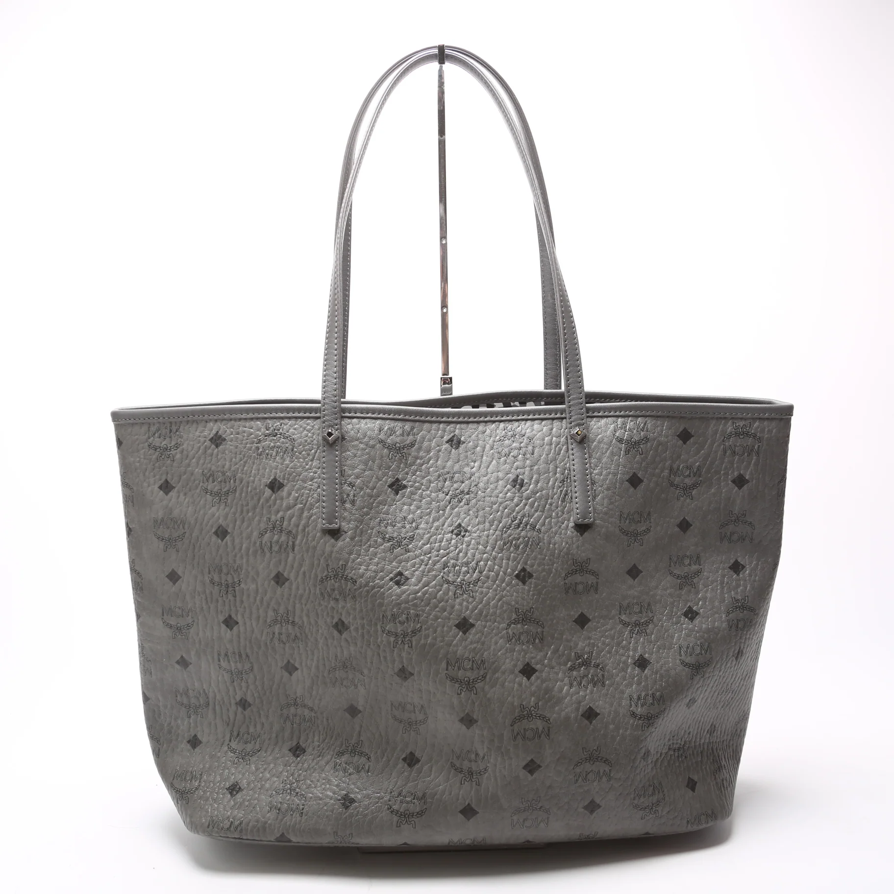 Visetos Reversible Shopper Medium W/Out Pouch Grey - Image 3