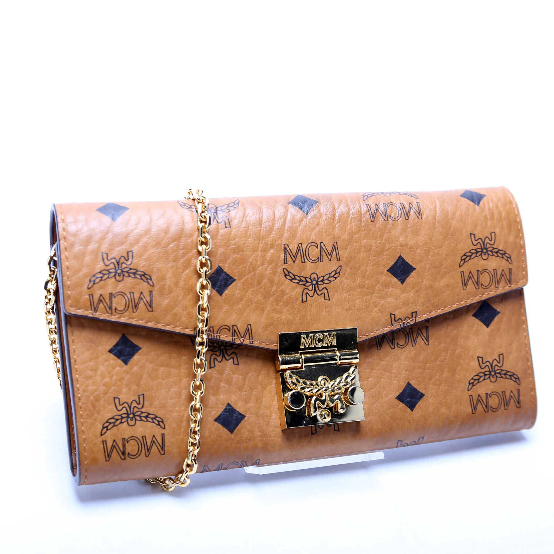 Visetos Tracy Chain Wallet Cognac - Image 2