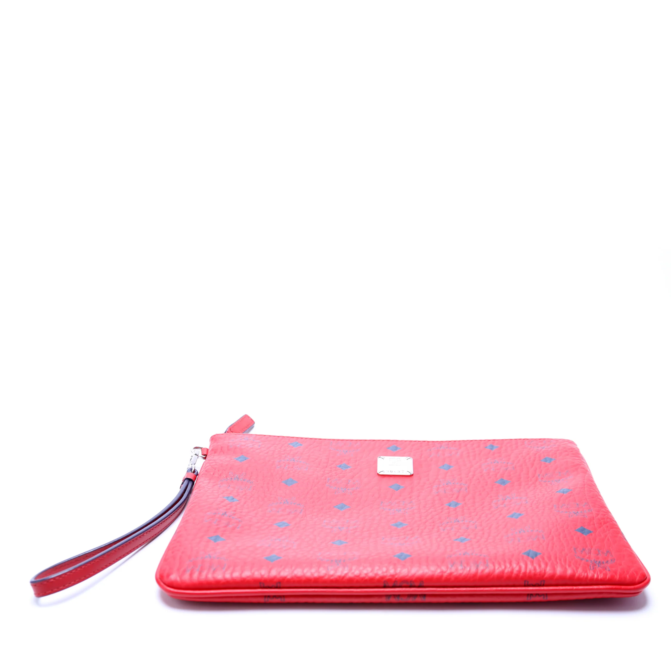 Visetos Zip Wristlet Pouch Clutch Red - Image 4