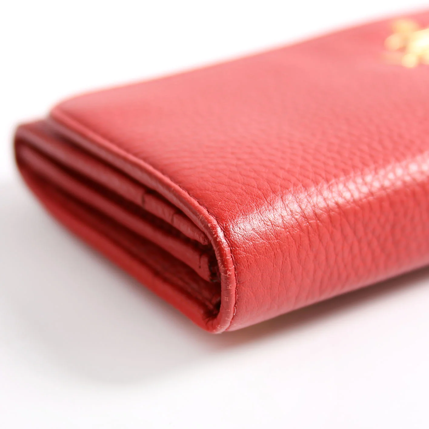 Vitello Daino Chain Wallet 1MH132 Red - Image 8