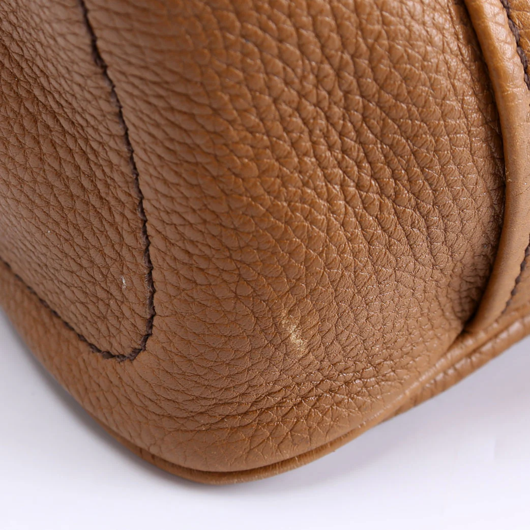 Vitello Daino Small Hobo Vintage Brown - Image 6