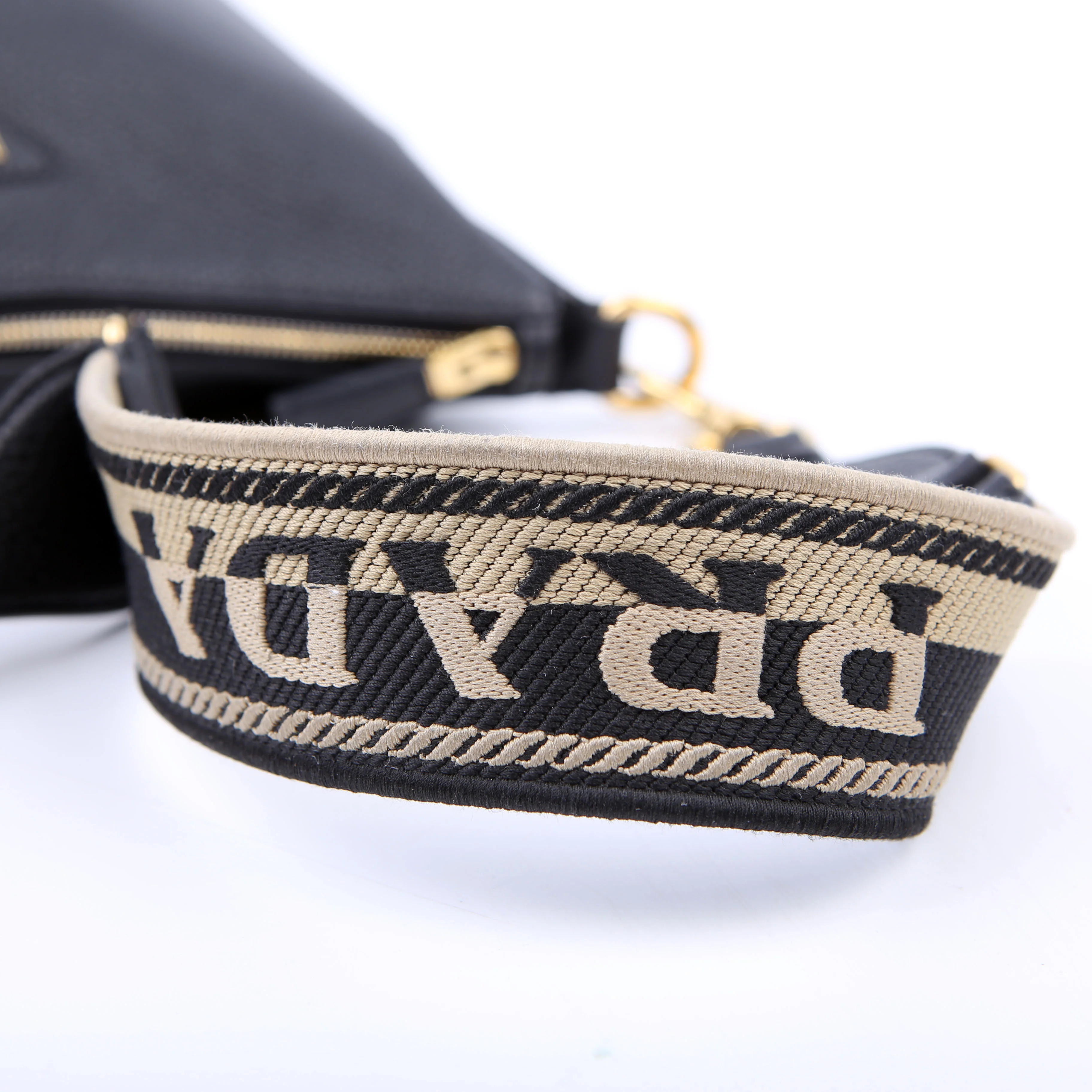 Vitello Daino Soft Leather Crossbody Black - Image 13