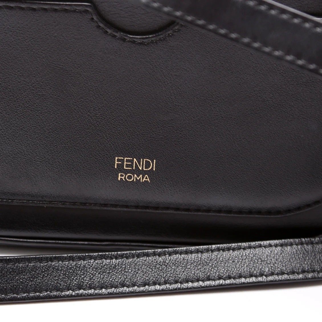 Vitello Grace Leather O'Lock Mini Camera Case Black - Image 6