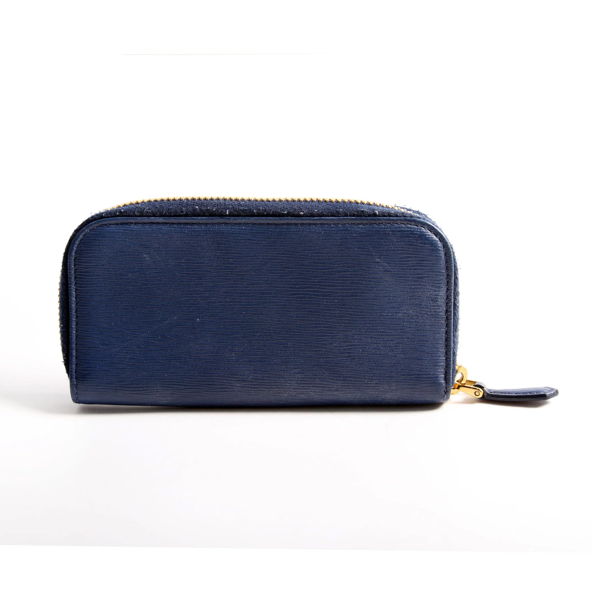 Vitello Move Zip Around Key Holder Blue - Image 2