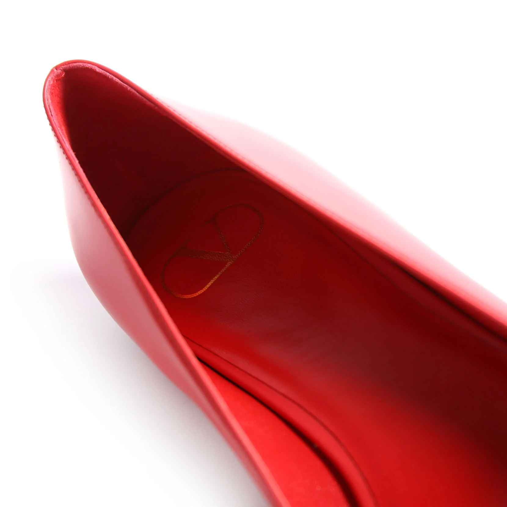 VLogo Flats Size 40 Red - Image 8