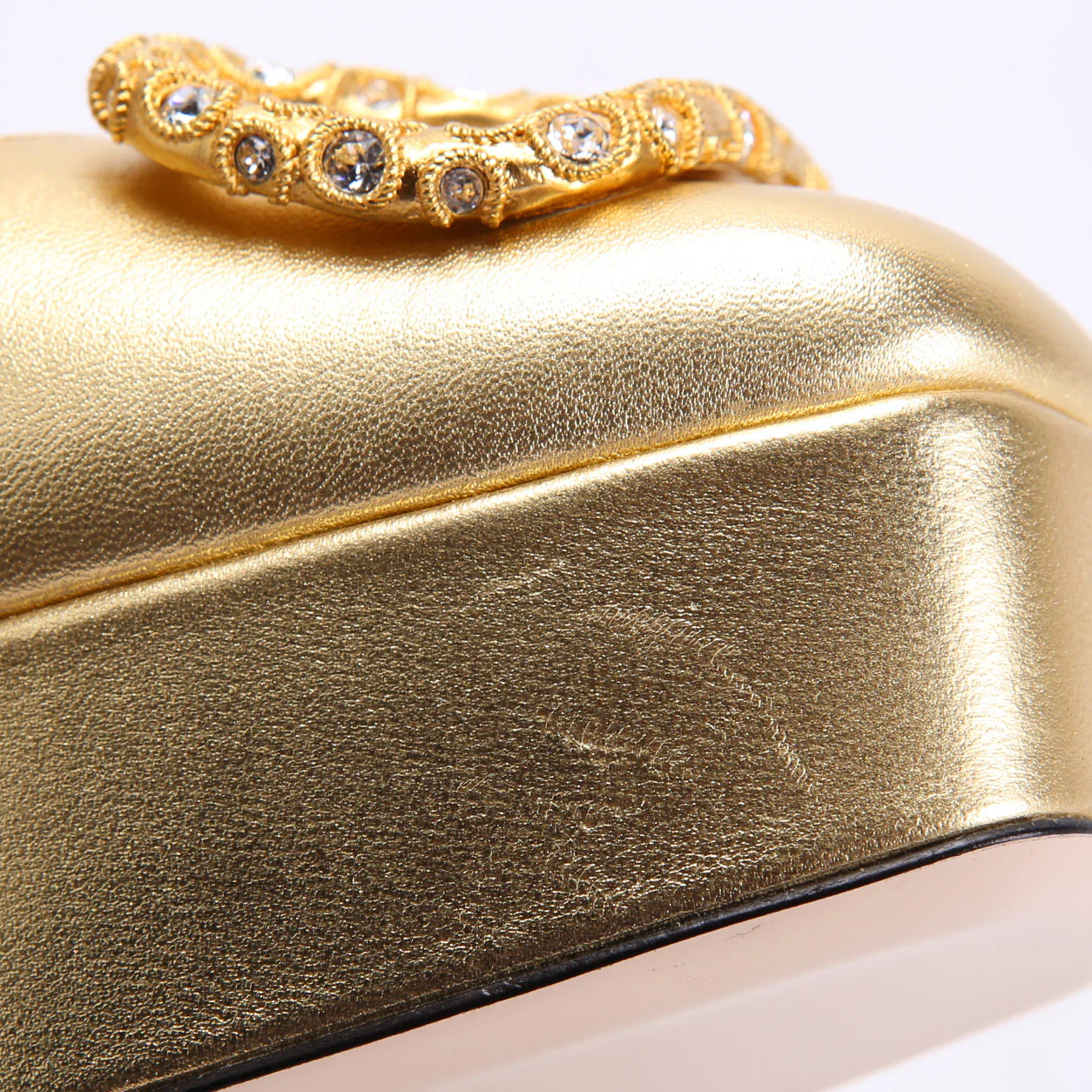 VLogo Platform Pumps Size 36 Gold - Image 7